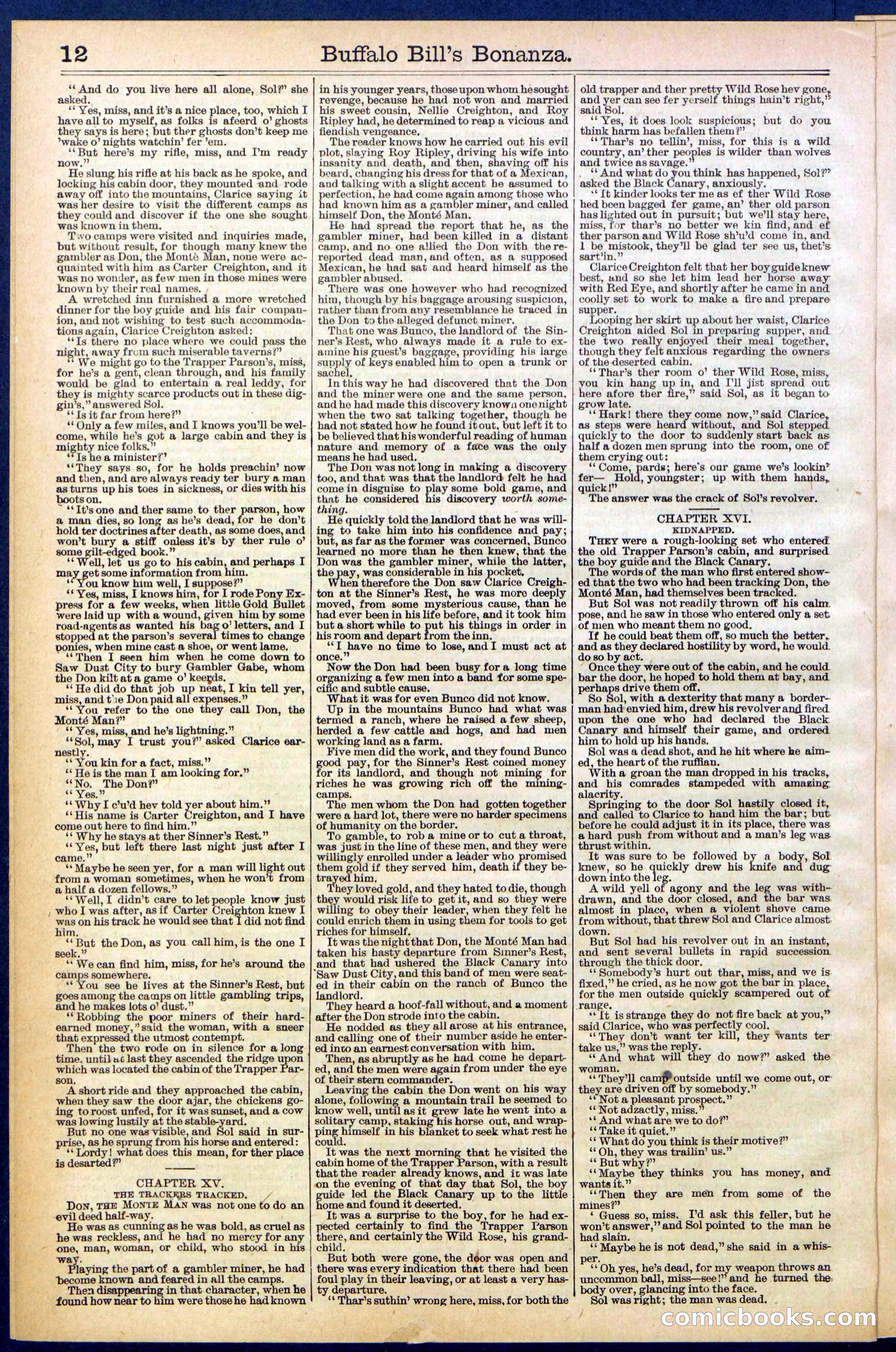 Beadle's Dime Library No. 644 — page 12 of 32