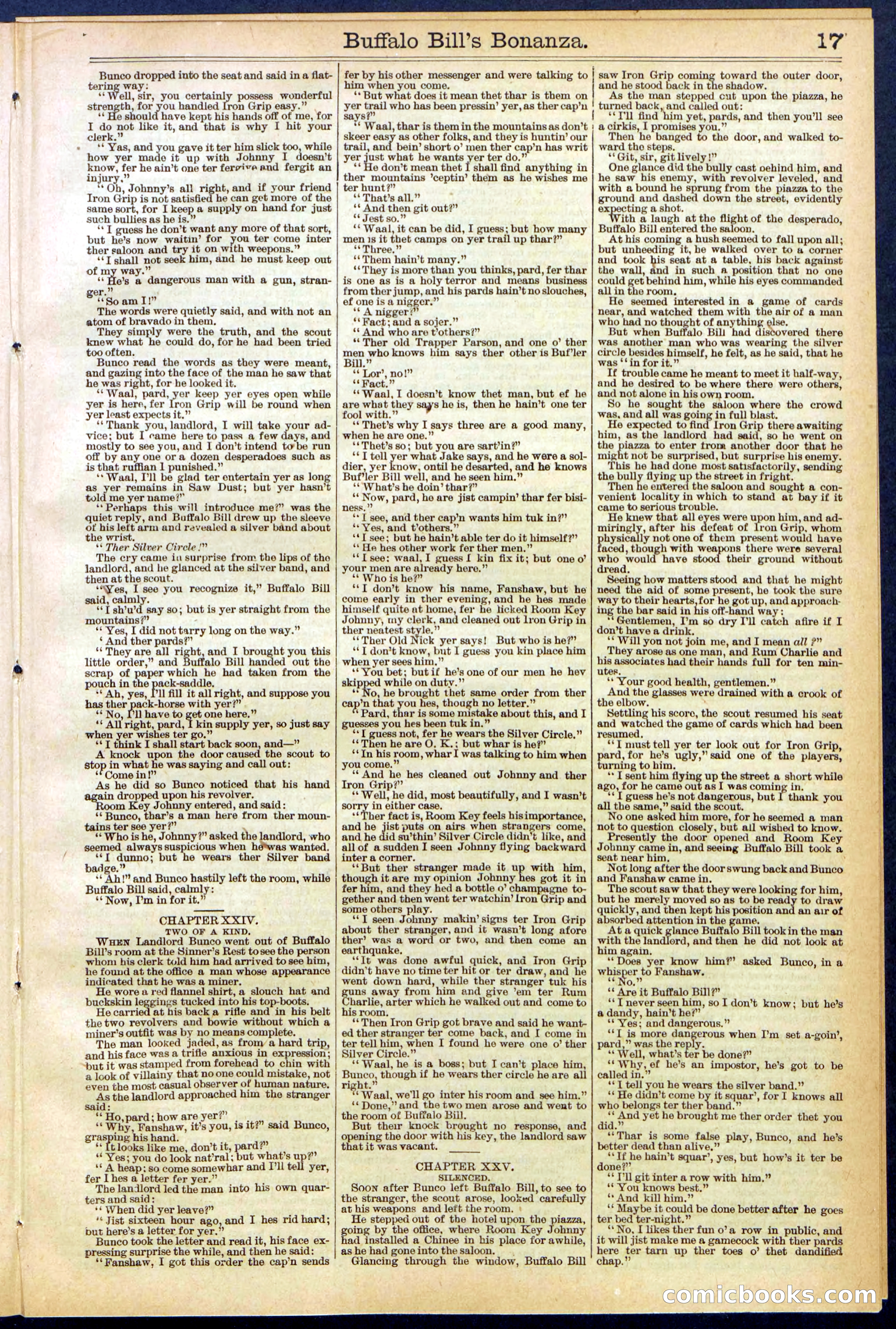 Beadle's Dime Library No. 644 — page 17 of 32