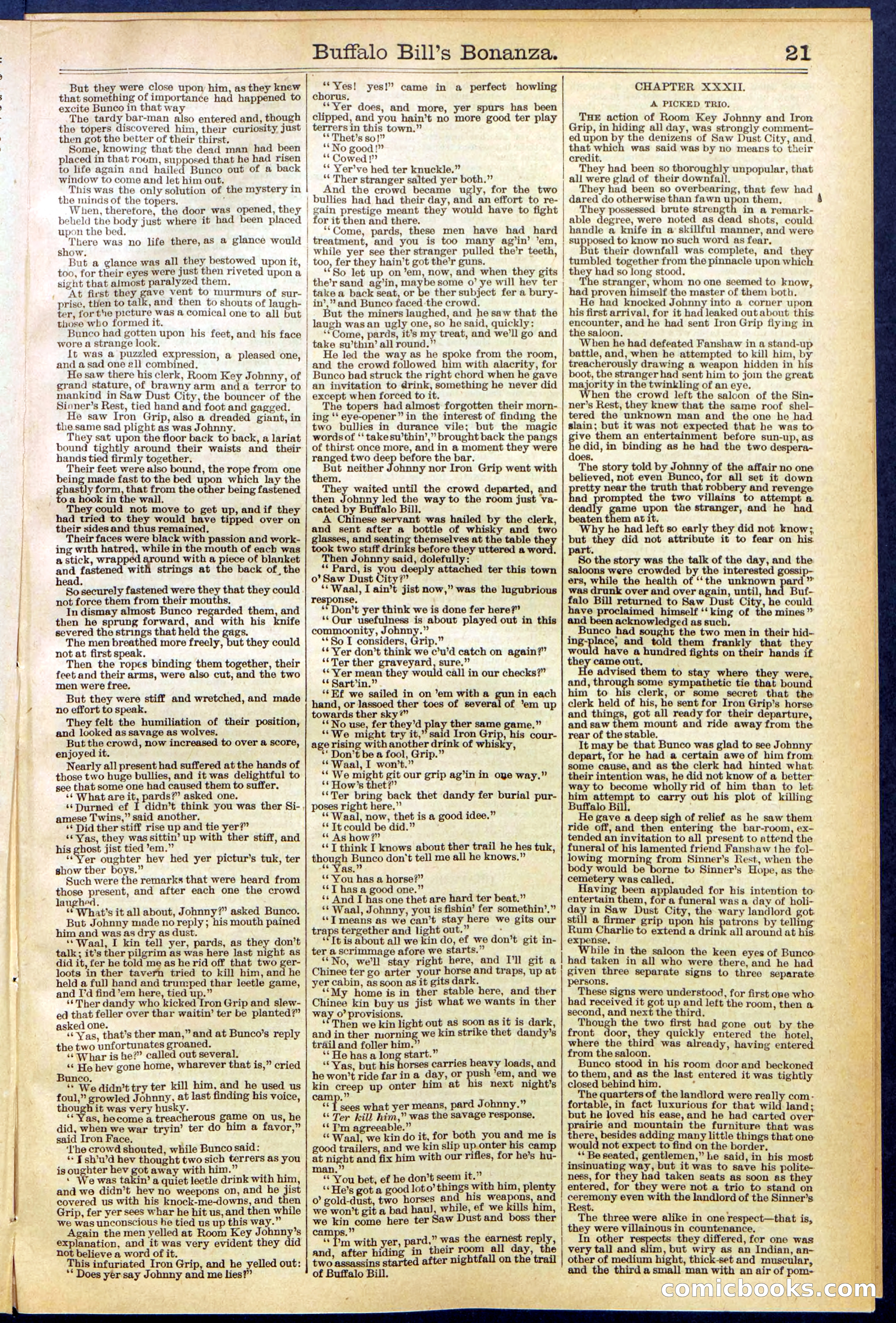 Beadle's Dime Library No. 644 — page 21 of 32
