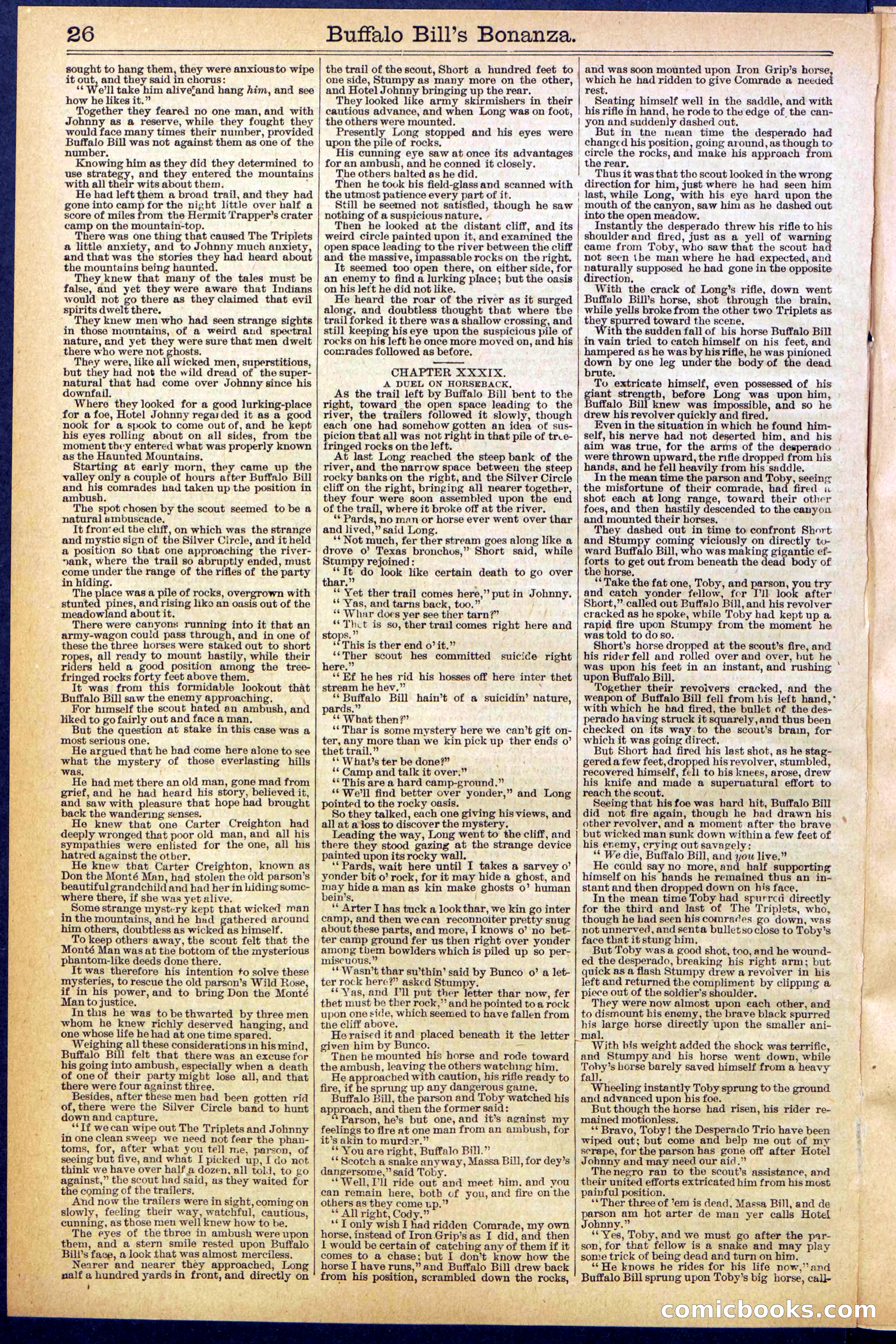 Beadle's Dime Library No. 644 — page 26 of 32