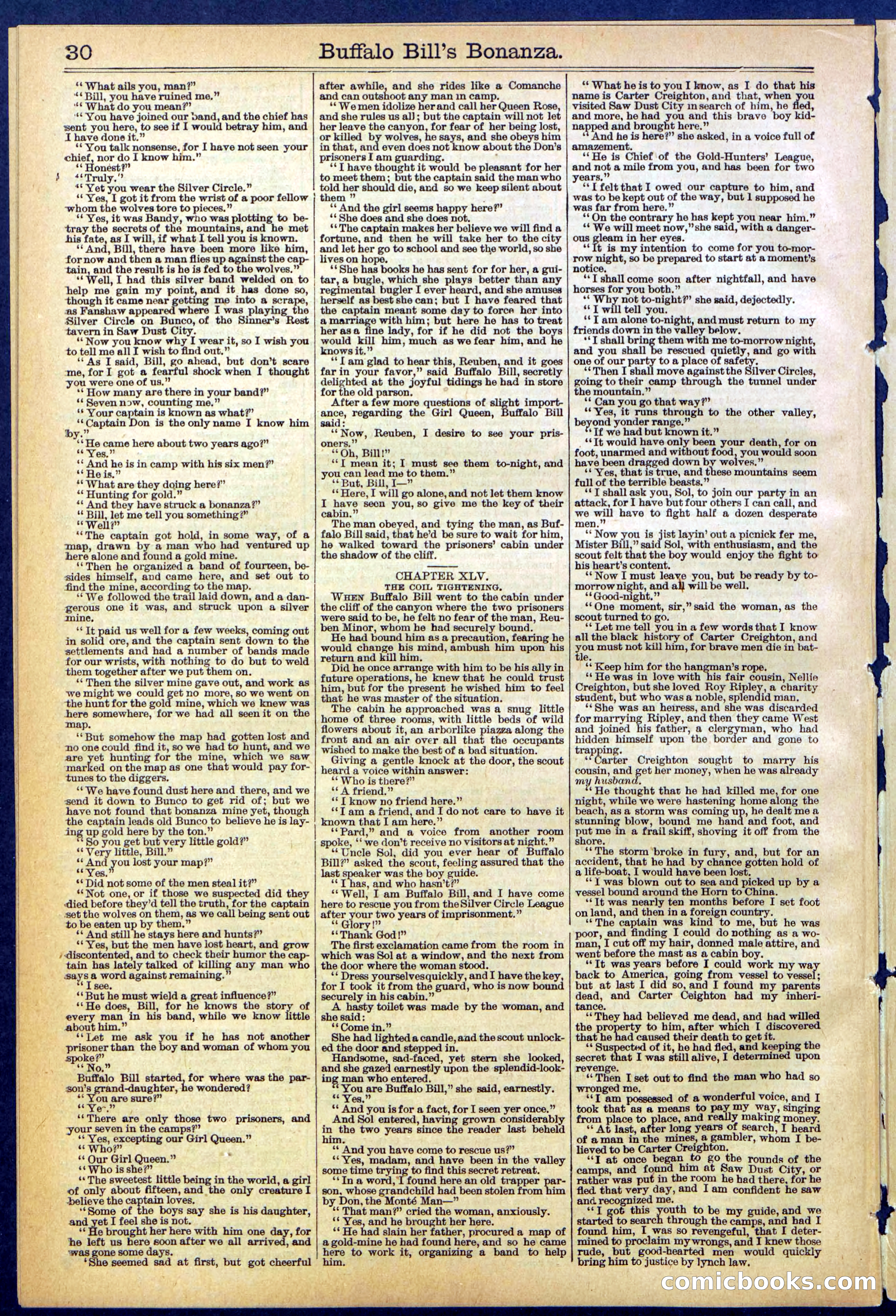 Beadle's Dime Library No. 644 — page 30 of 32