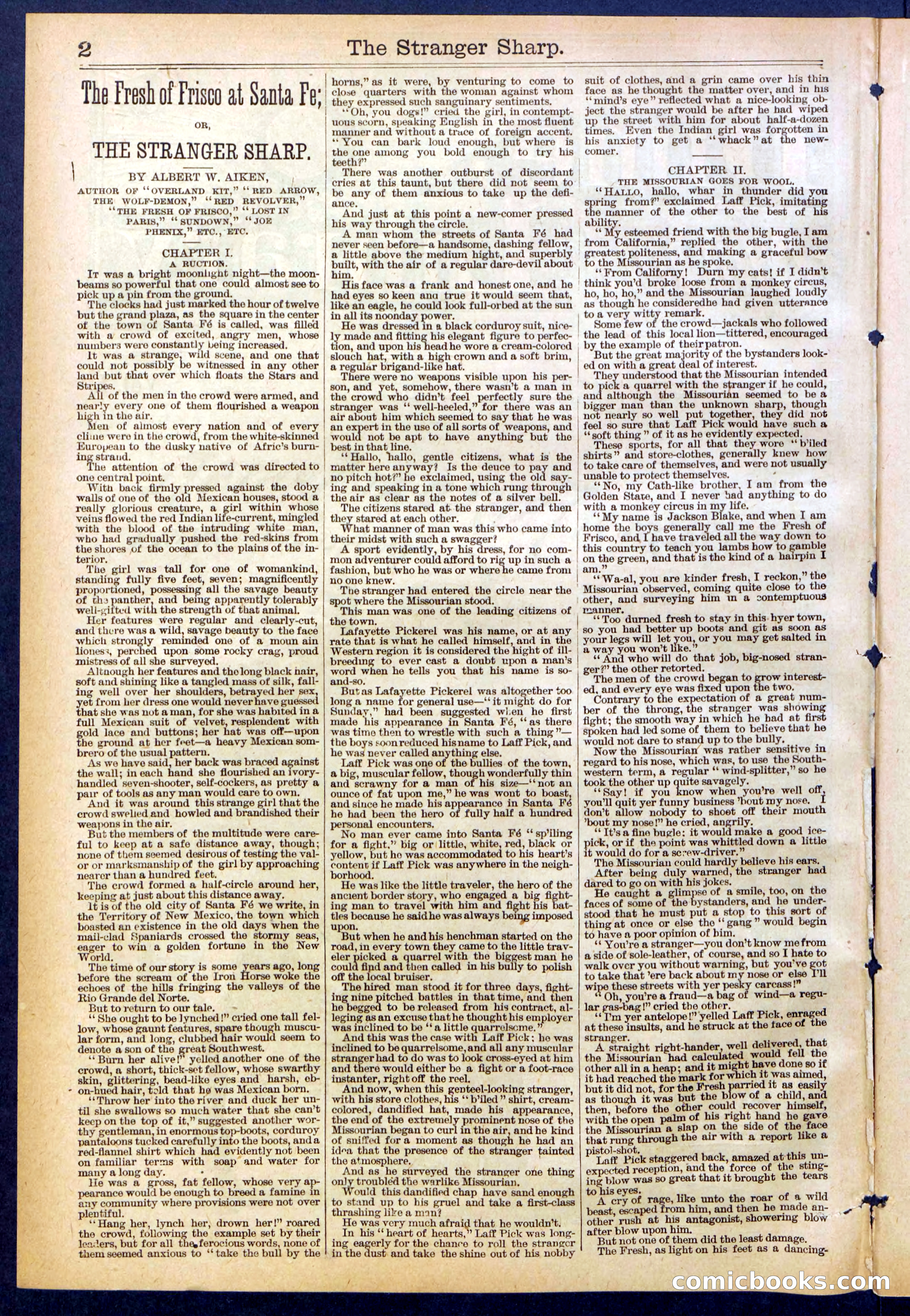 Beadle's Dime Library, No. 647 — page 2 of 32