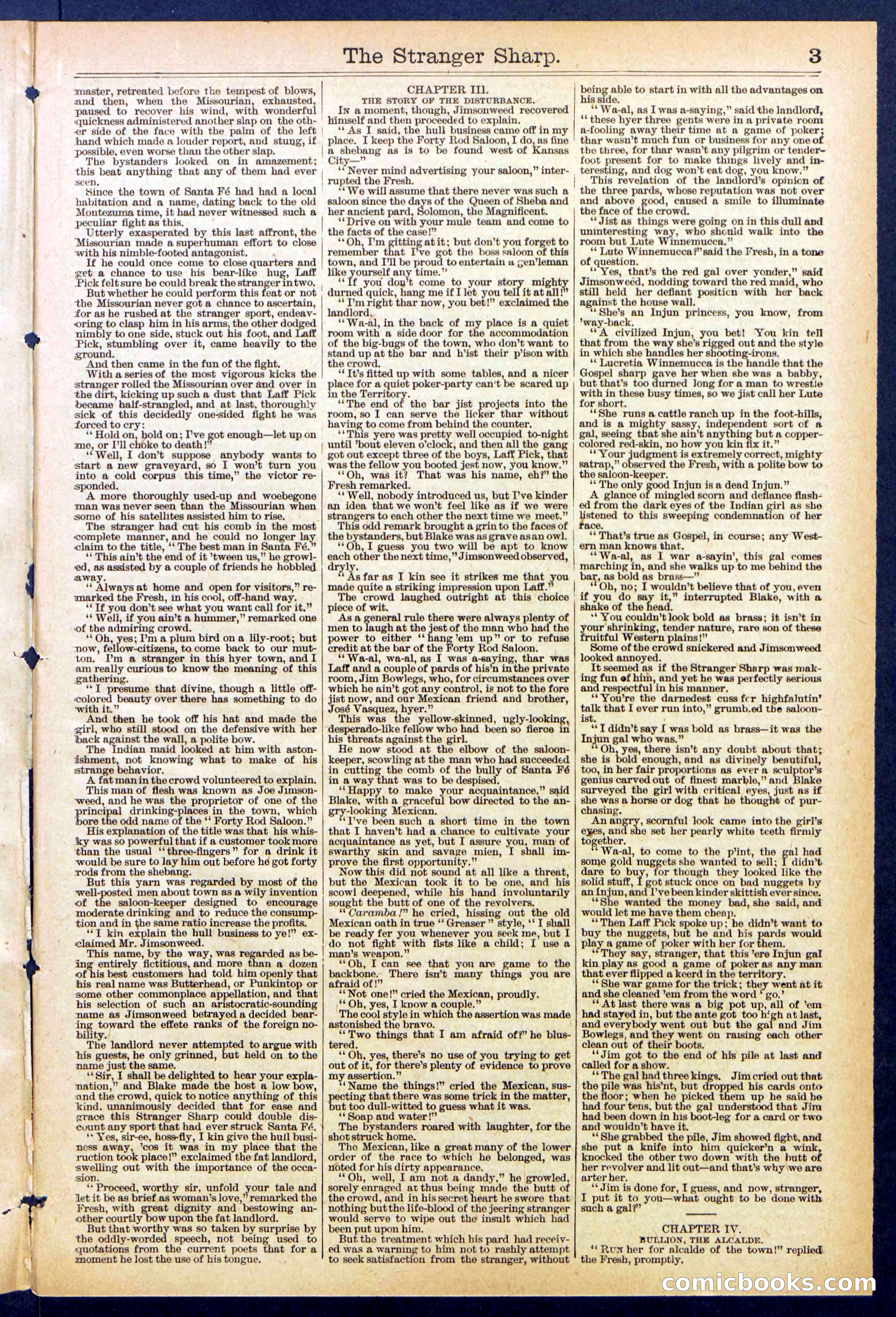 Beadle's Dime Library, No. 647 — page 3 of 32