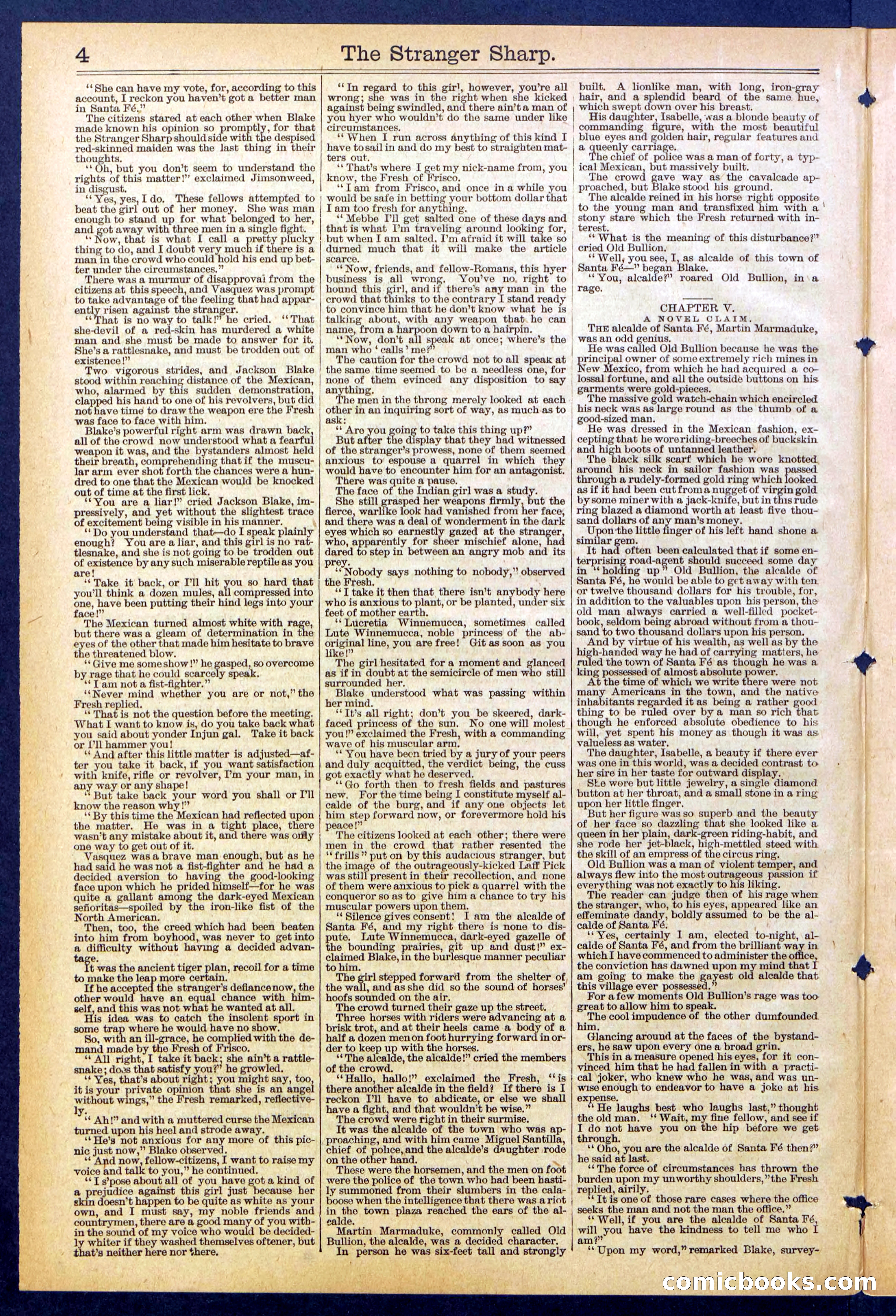 Beadle's Dime Library, No. 647 — page 4 of 32