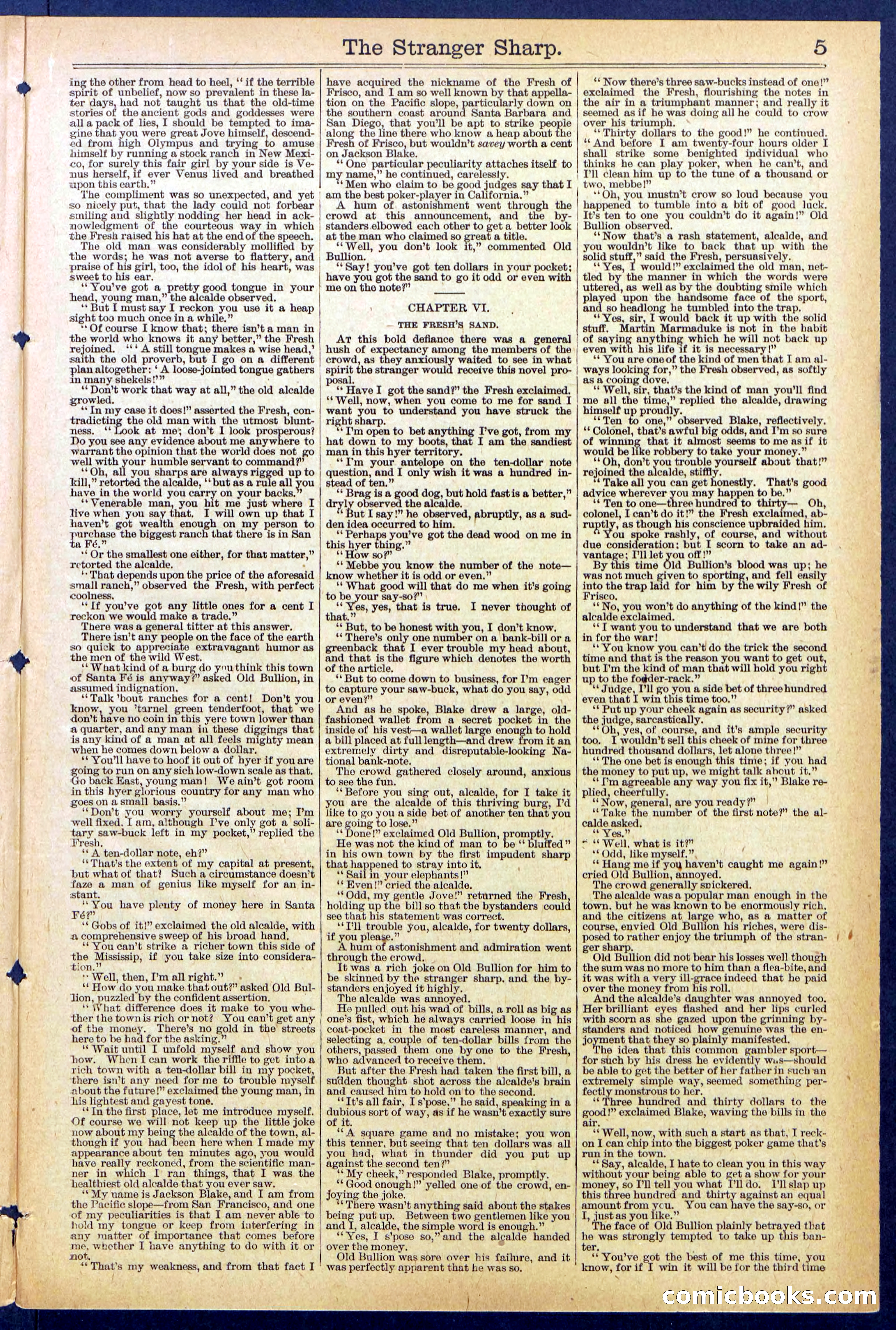 Beadle's Dime Library, No. 647 — page 5 of 32