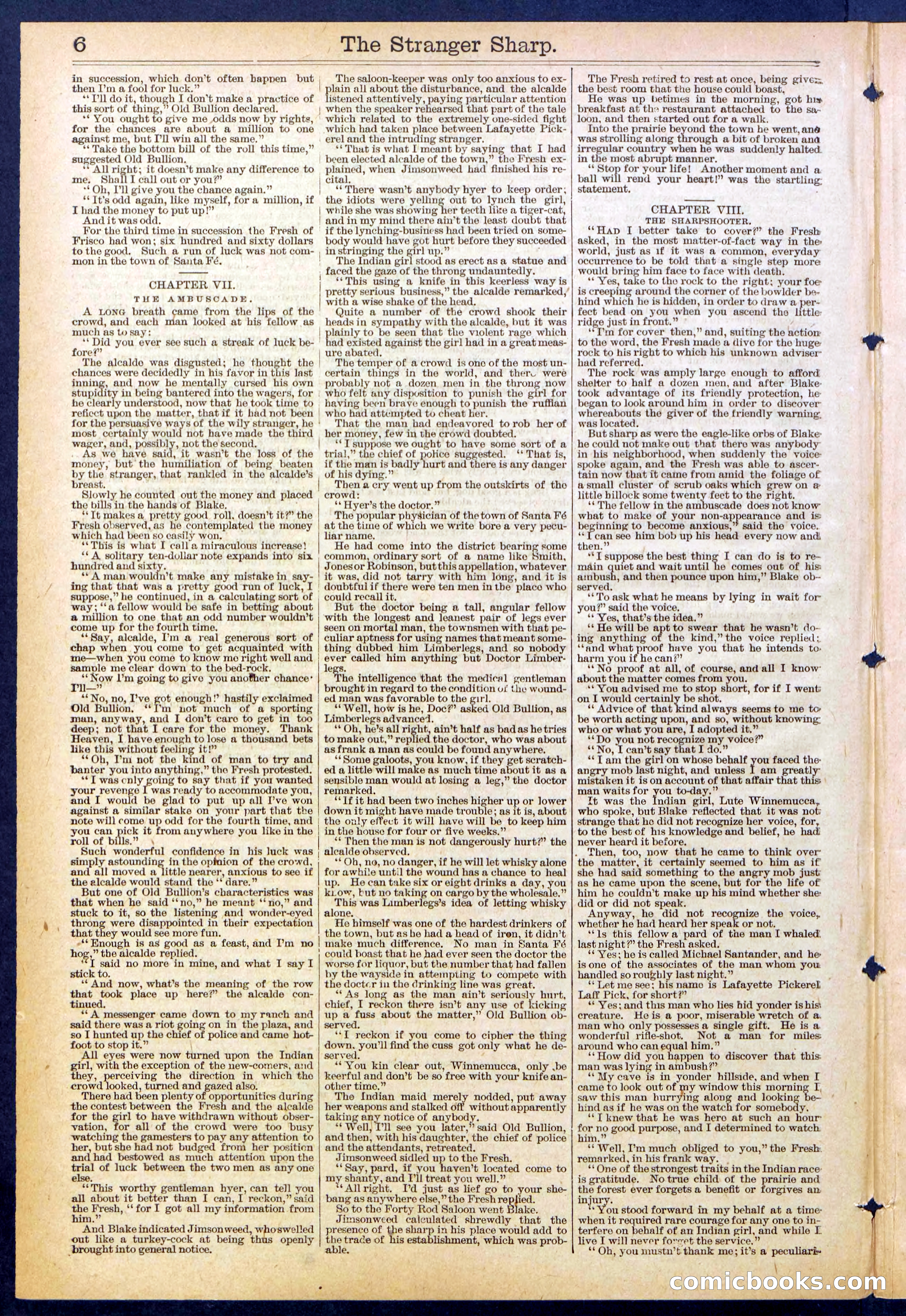 Beadle's Dime Library, No. 647 — page 6 of 32