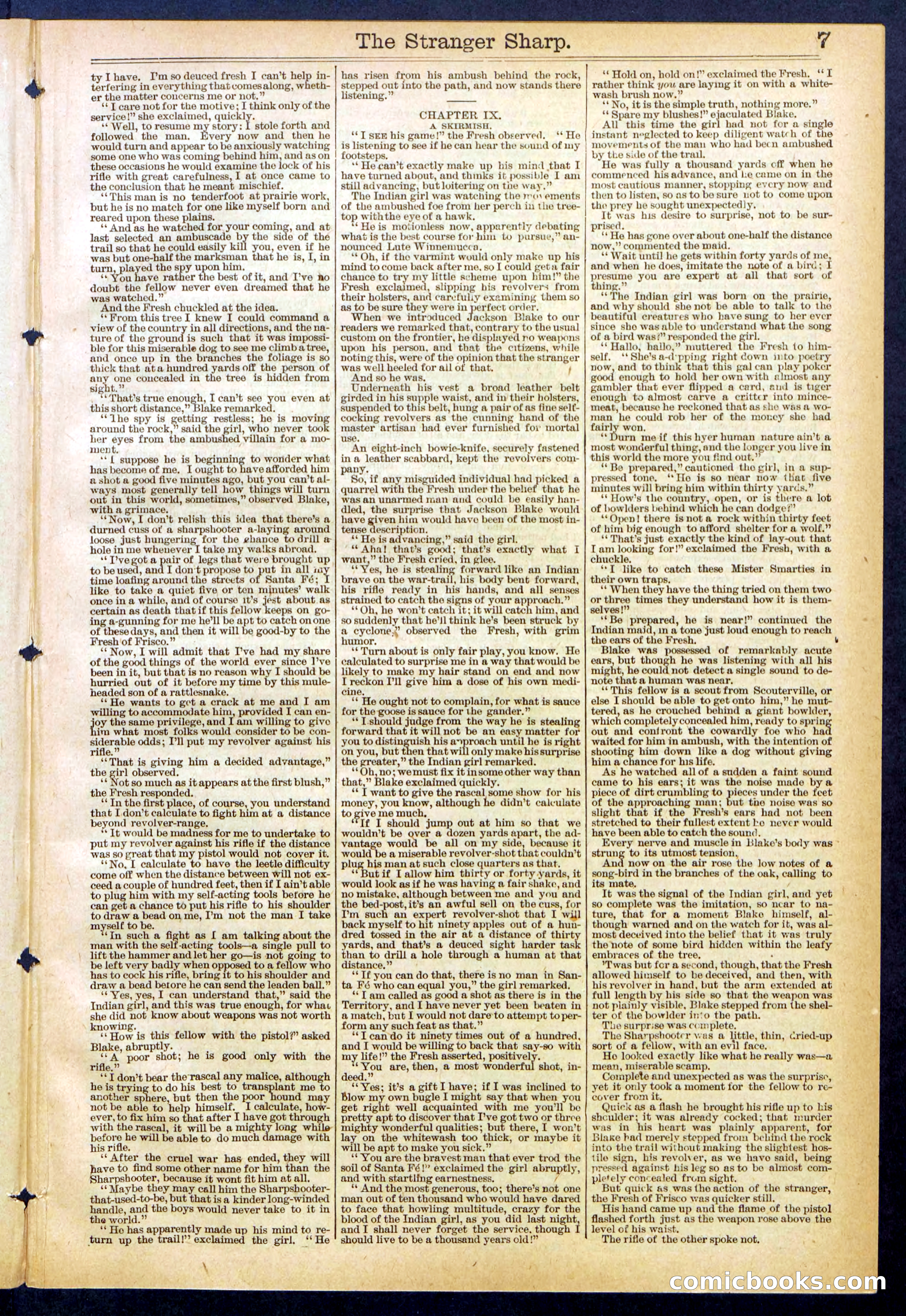 Beadle's Dime Library, No. 647 — page 7 of 32