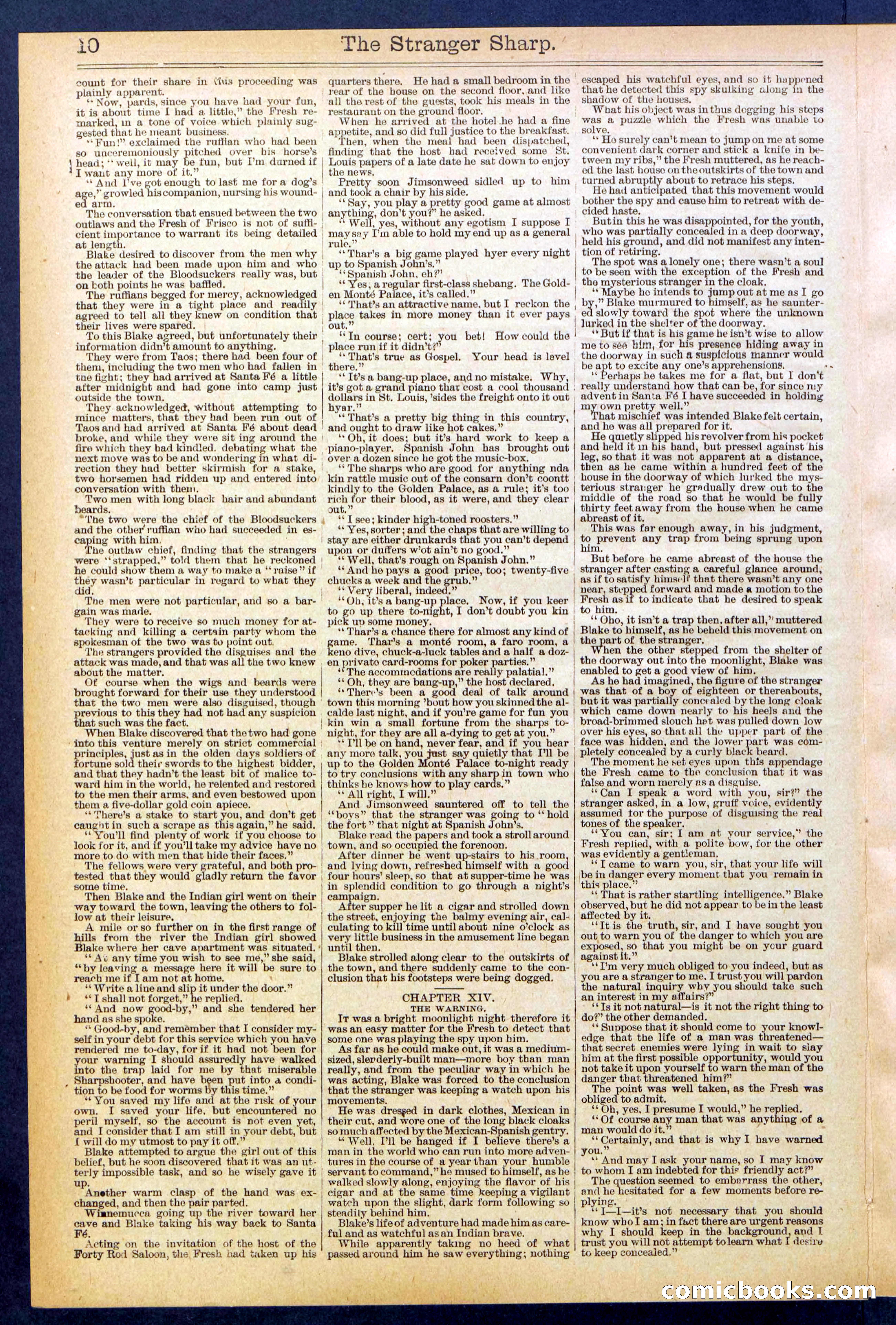 Beadle's Dime Library, No. 647 — page 10 of 32