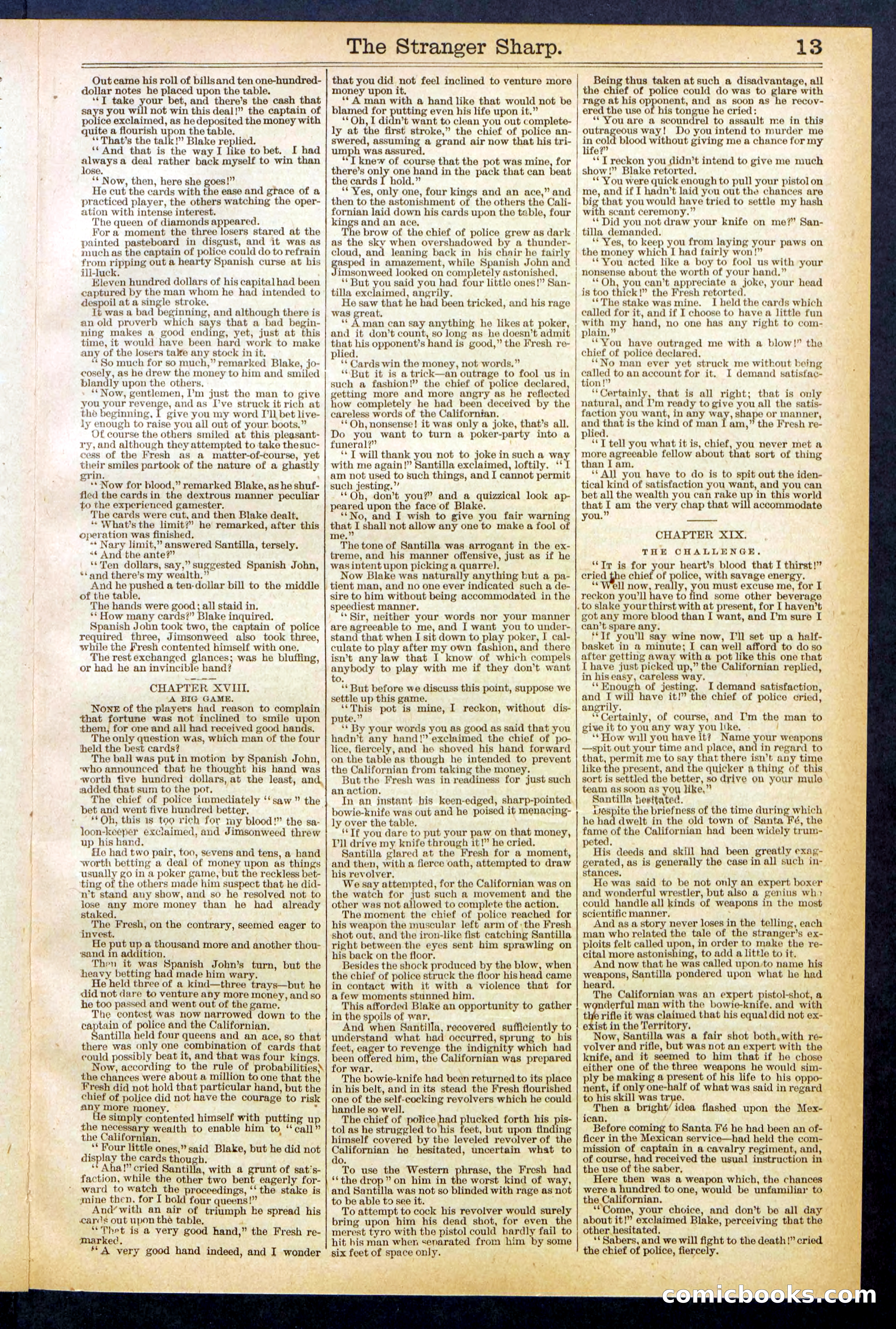 Beadle's Dime Library, No. 647 — page 13 of 32