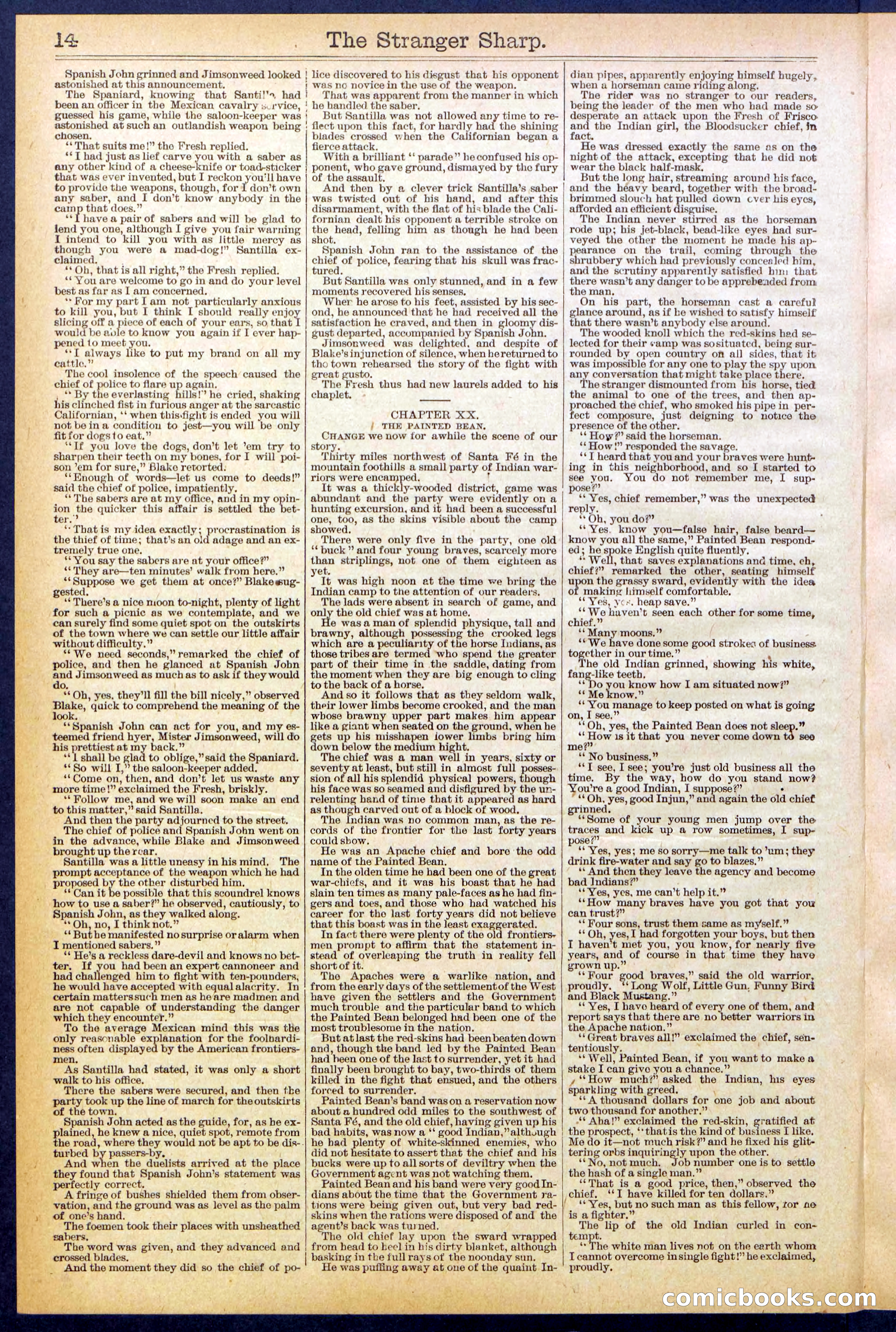 Beadle's Dime Library, No. 647 — page 14 of 32