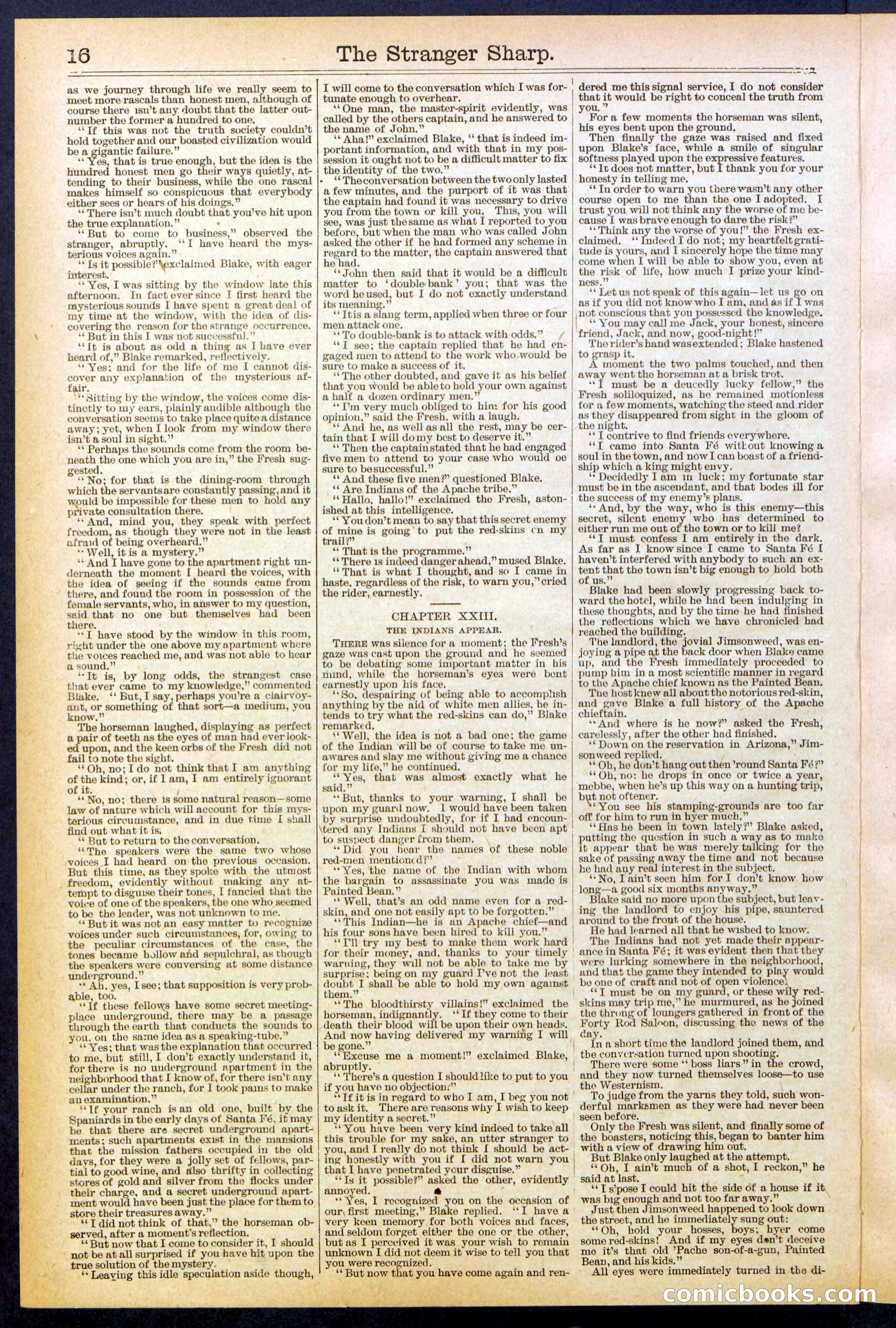 Beadle's Dime Library, No. 647 — page 16 of 32