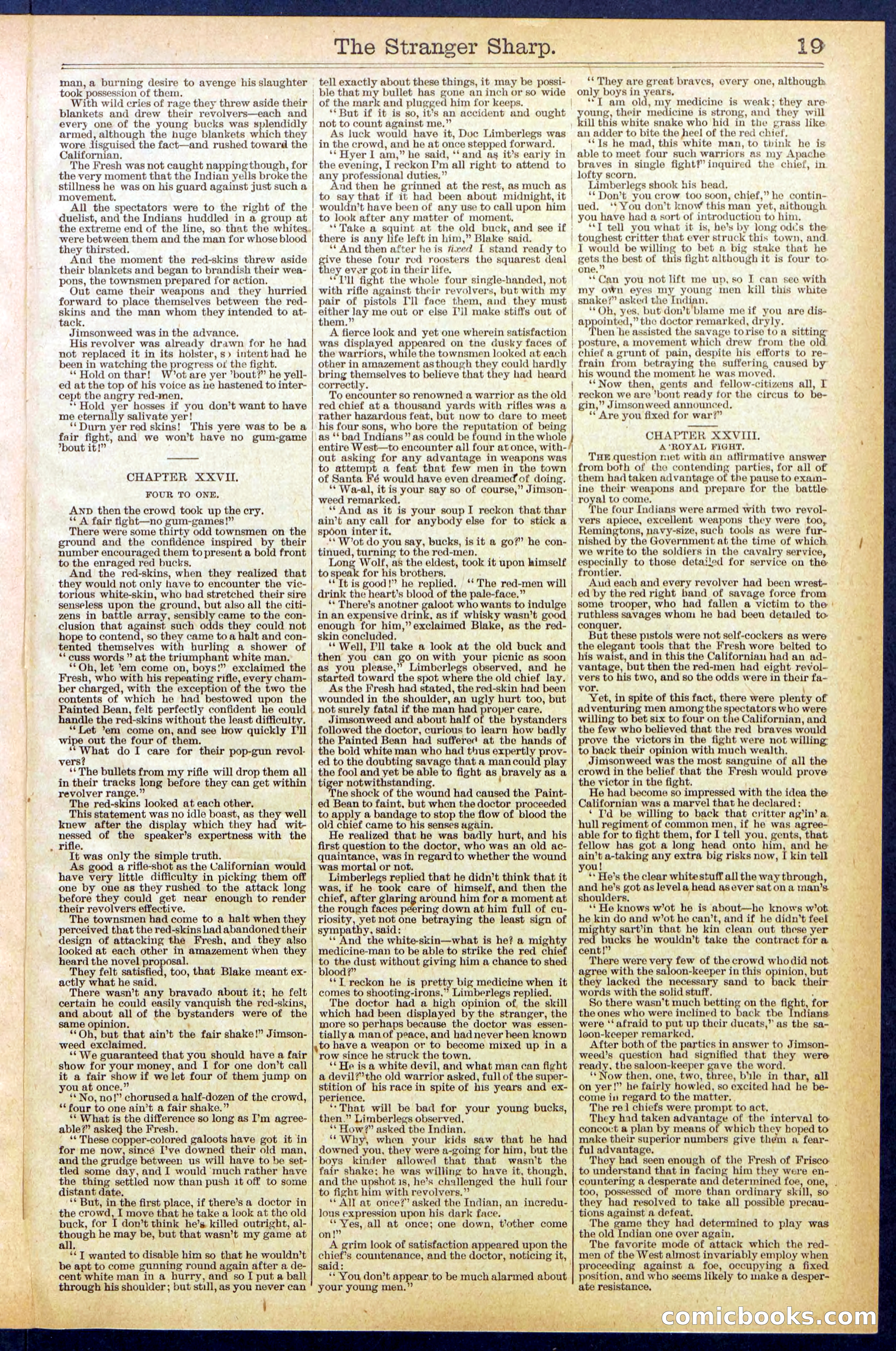 Beadle's Dime Library, No. 647 — page 19 of 32