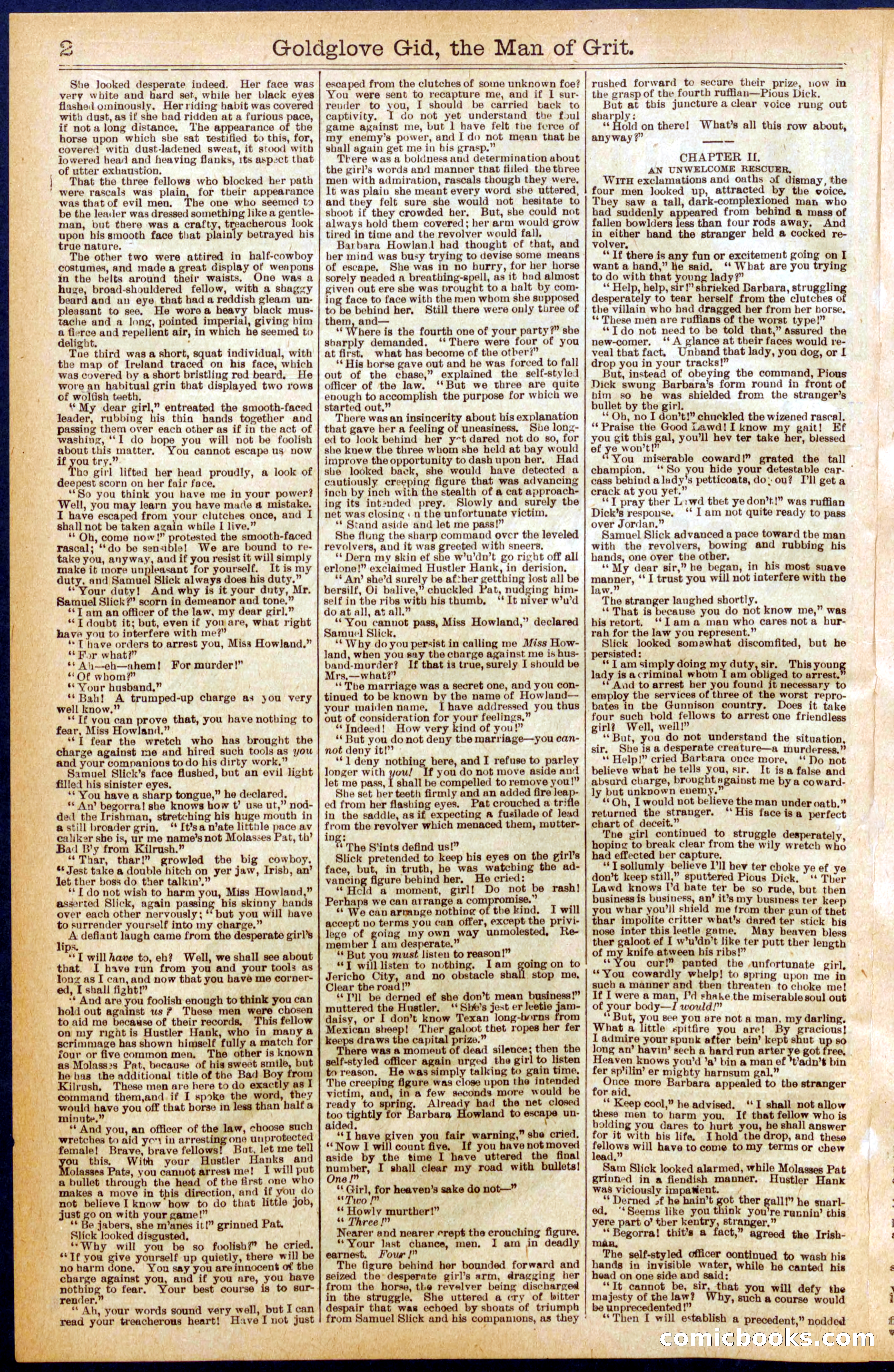 Beadle's Dime Library No. 648 — page 2 of 32