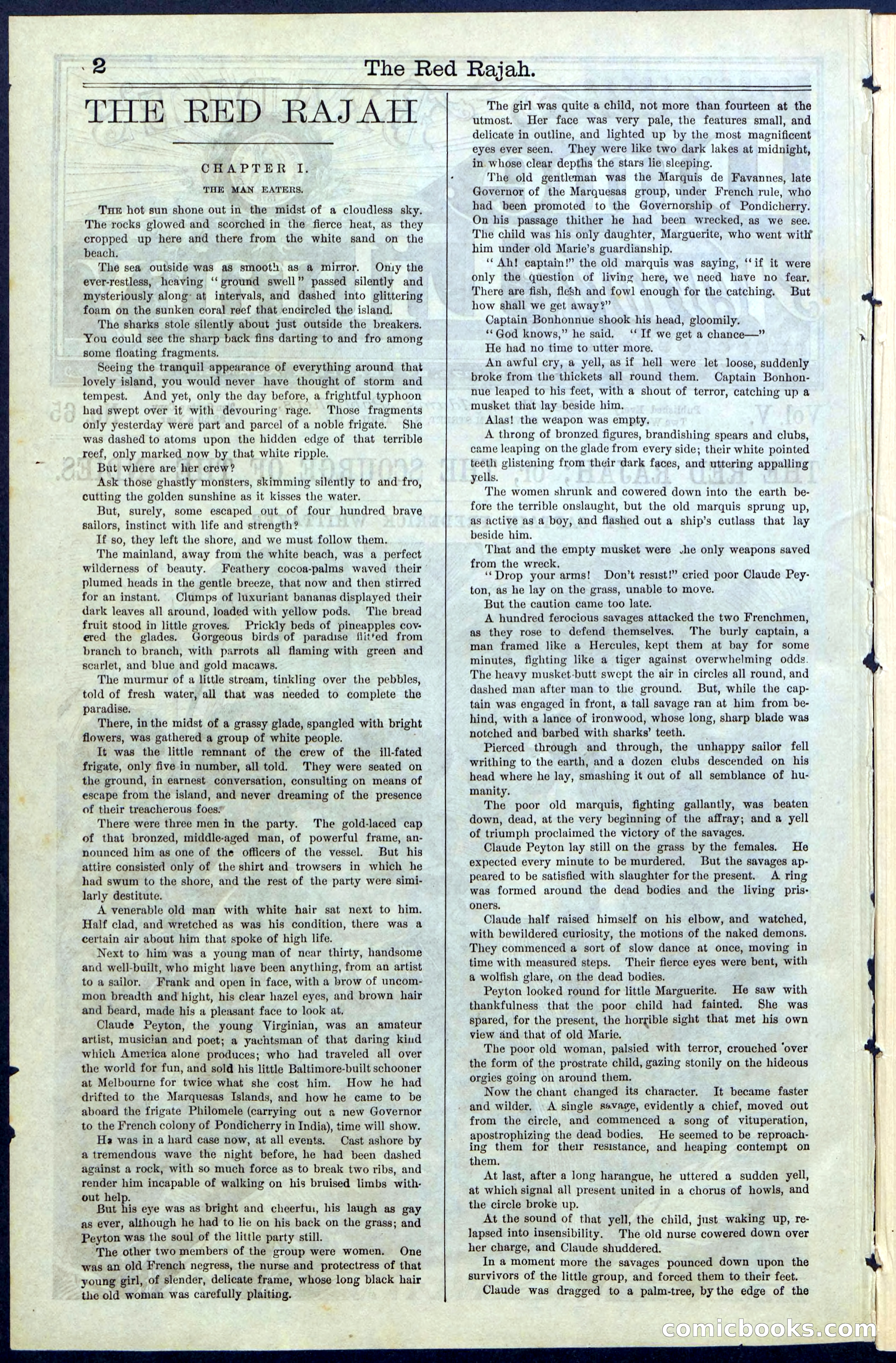 Beadle's Dime Library No. 65 — page 2 of 40