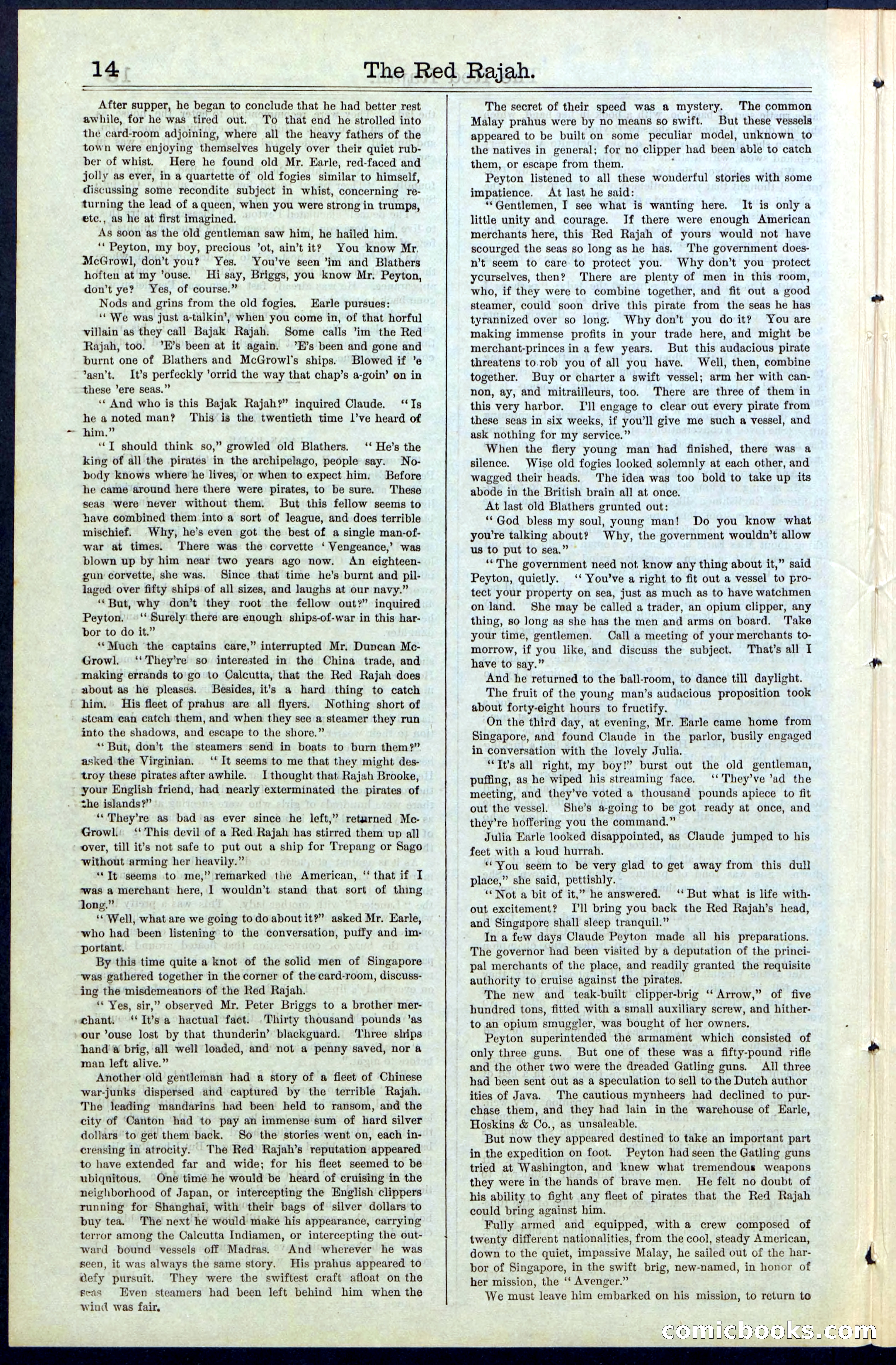 Beadle's Dime Library No. 65 — page 14 of 40