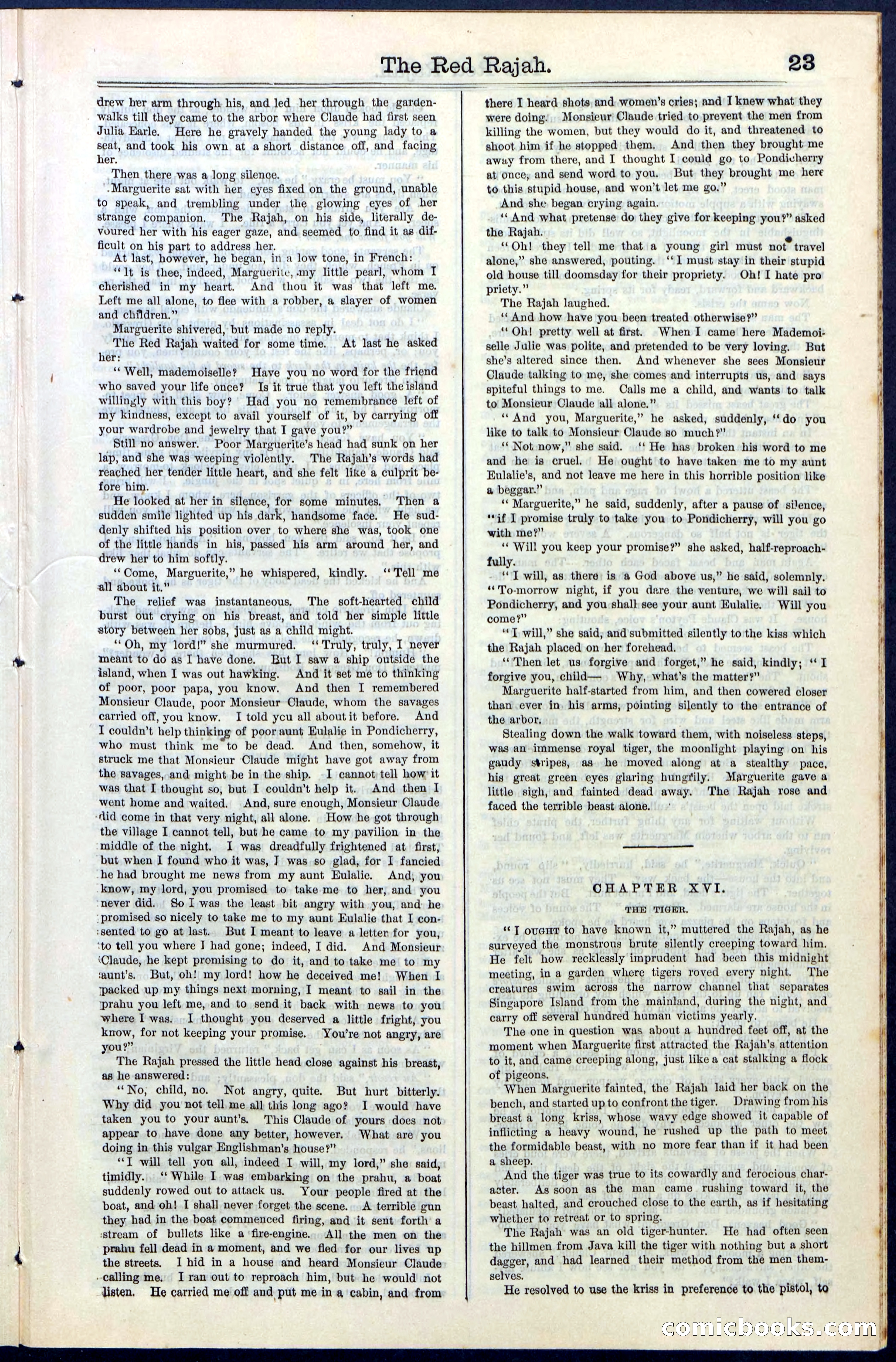 Beadle's Dime Library No. 65 — page 23 of 40