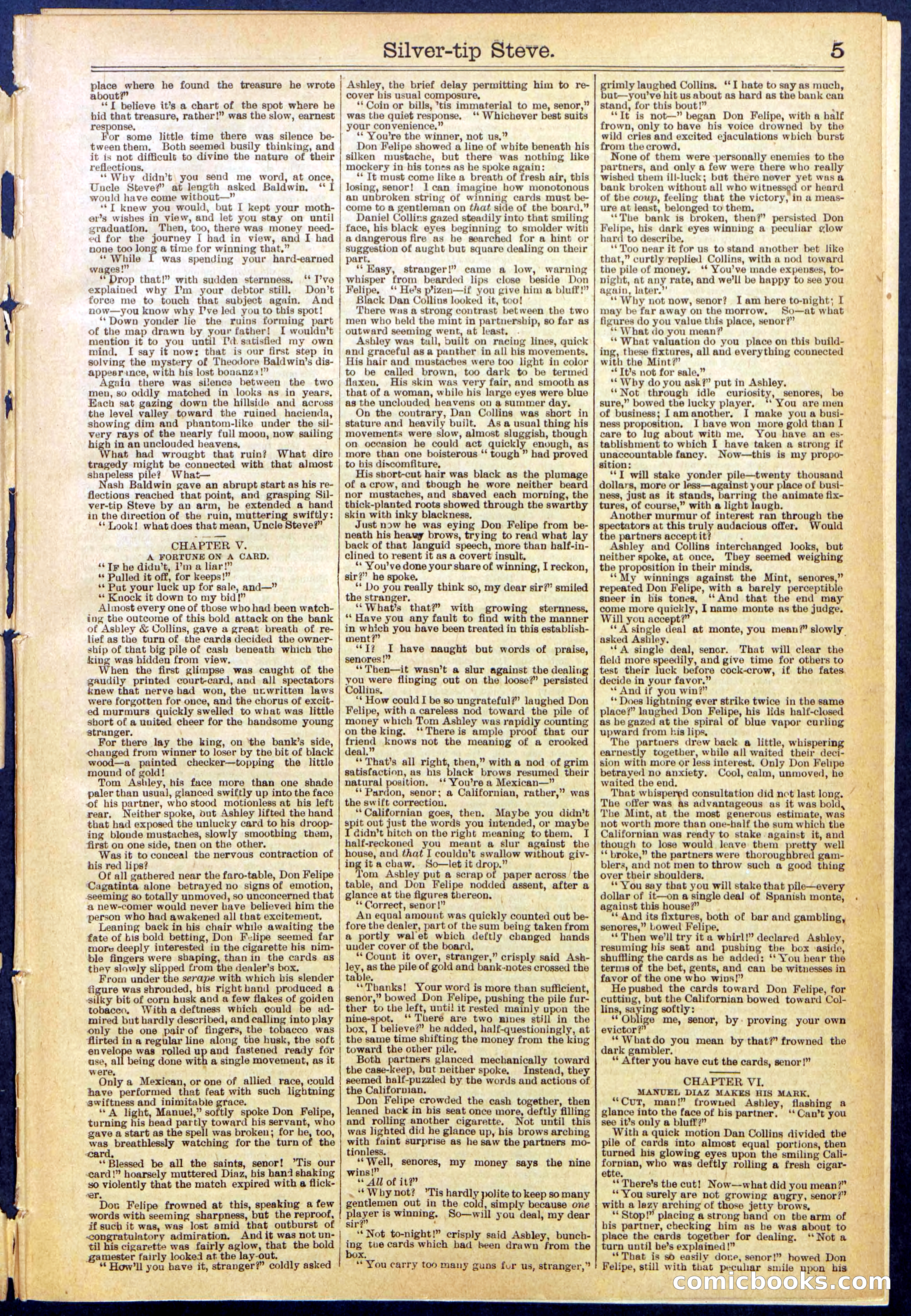 Beadle's New York Dime Library, No. 651 — page 5 of 32