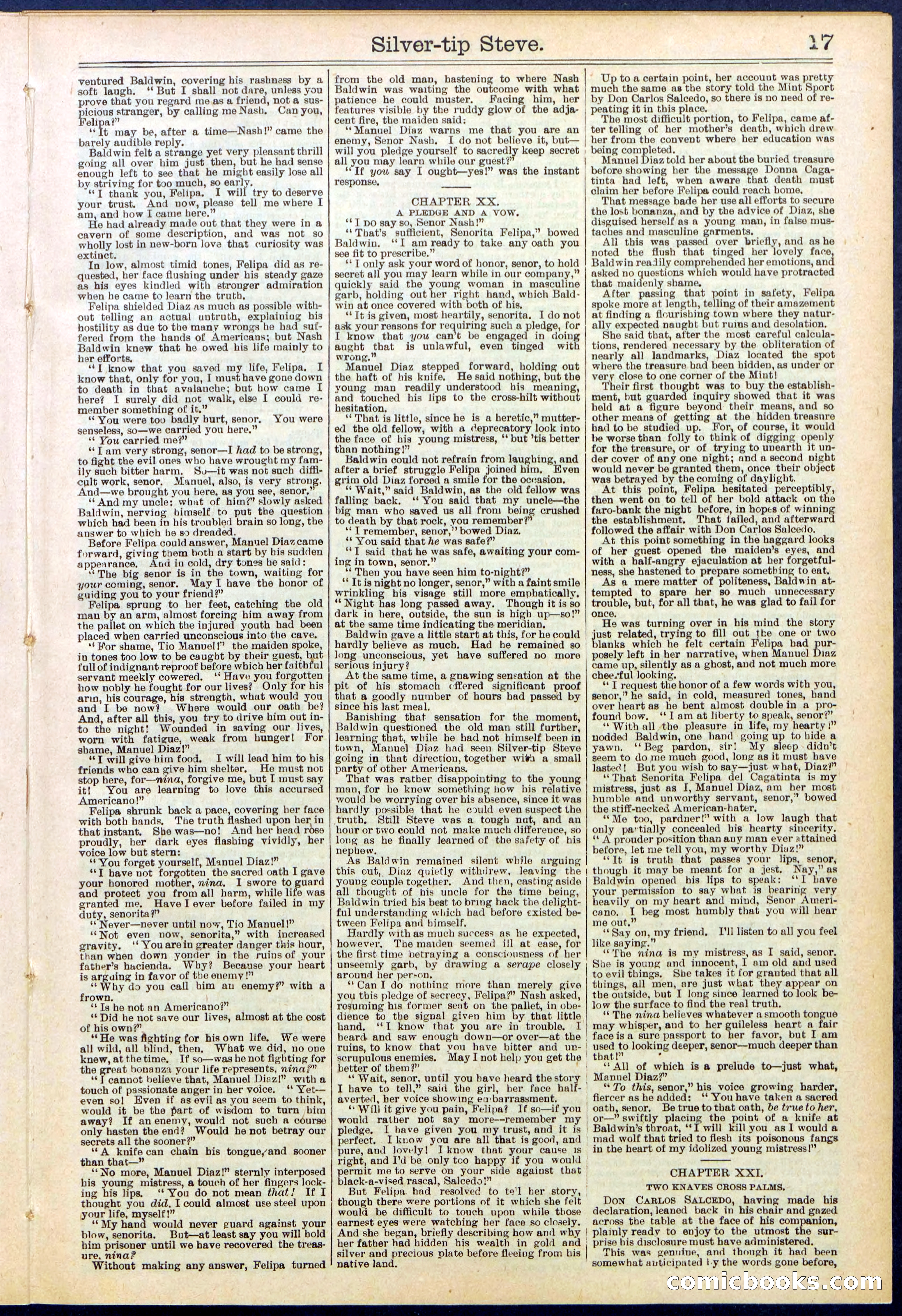 Beadle's New York Dime Library, No. 651 — page 17 of 32