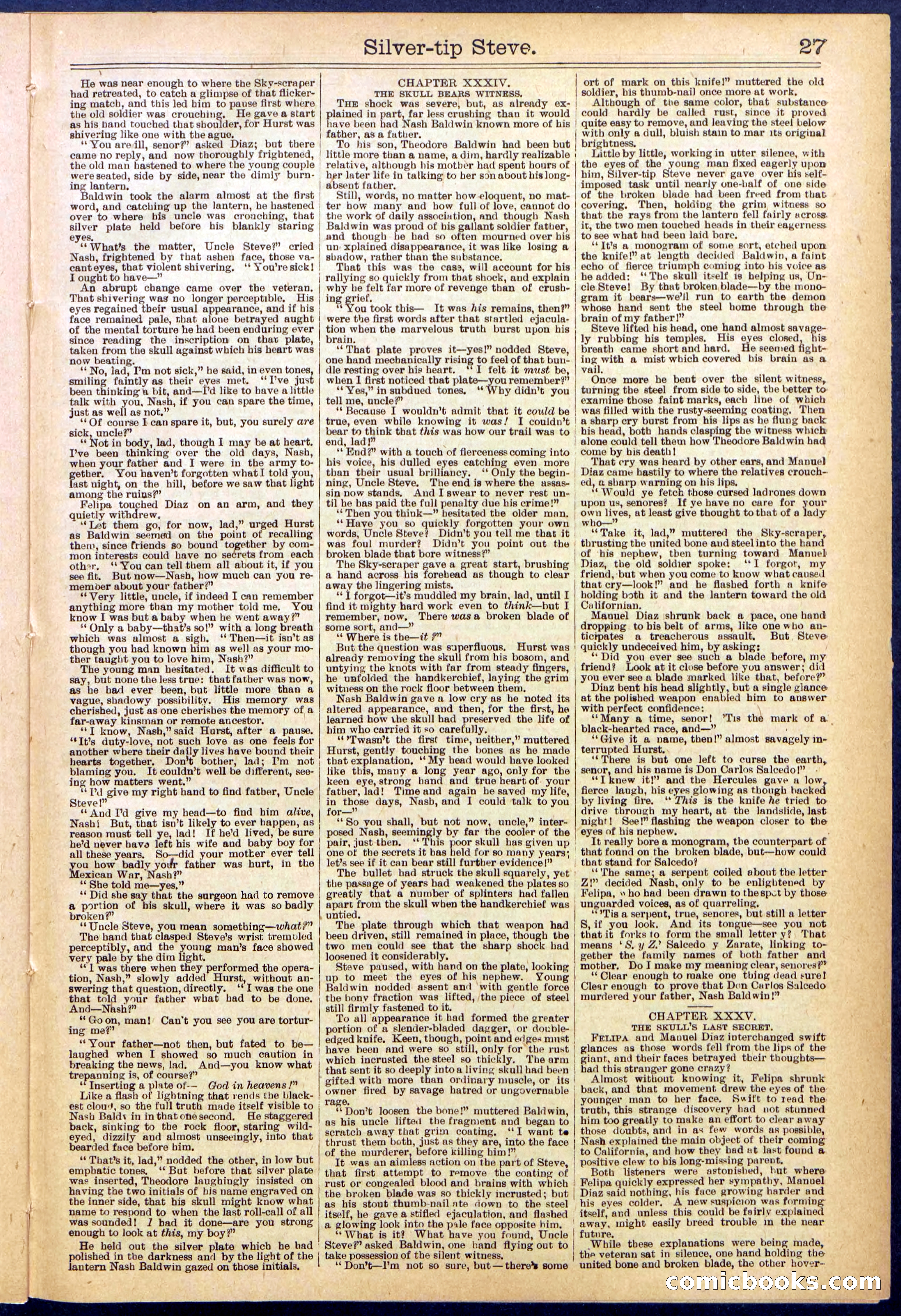 Beadle's New York Dime Library, No. 651 — page 27 of 32