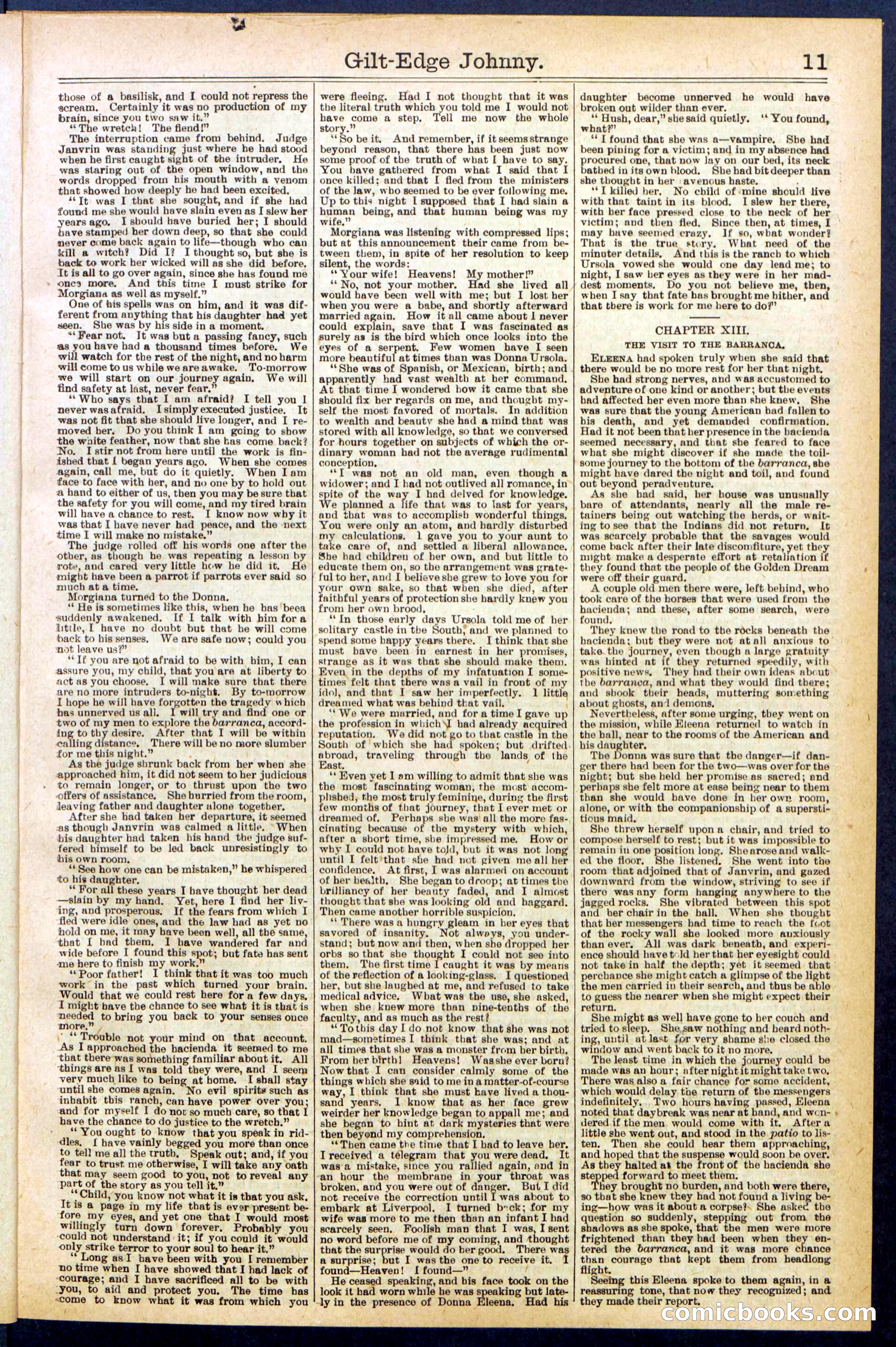 Beadle's New York Dime Library No. 659 — page 11 of 32