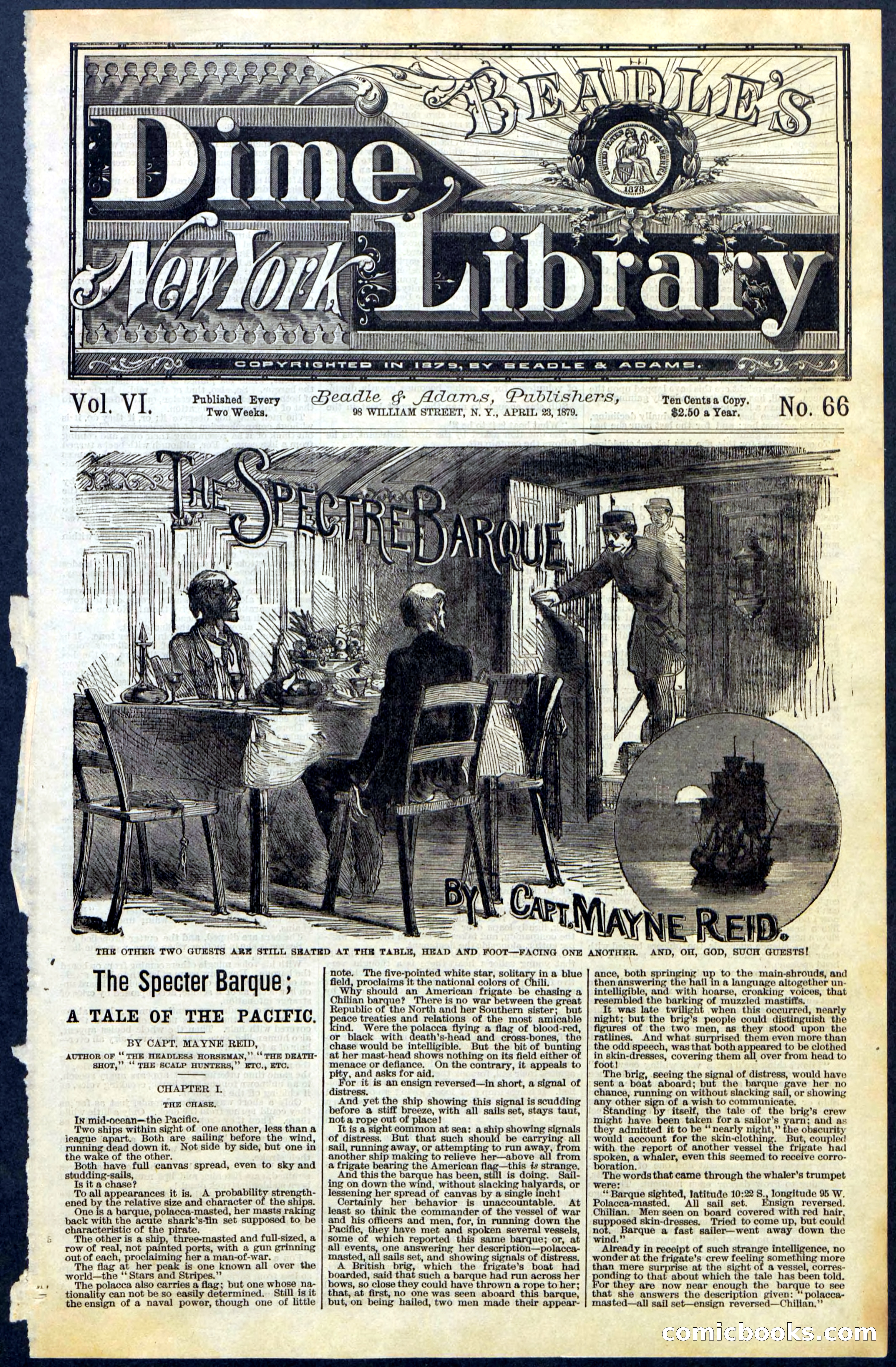 Beadle's New York Dime Library, No. 66 — page 1 of 40