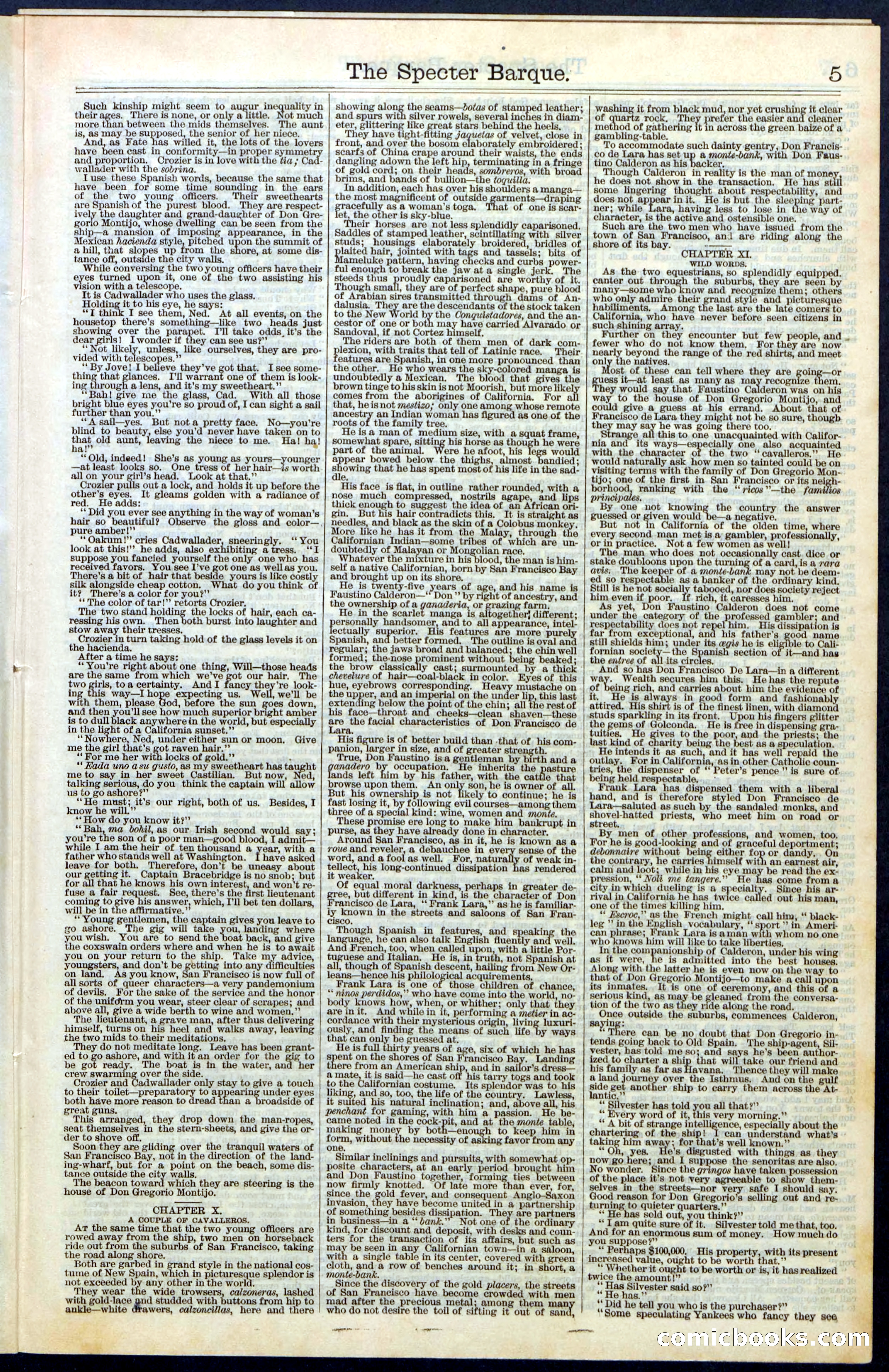 Beadle's New York Dime Library, No. 66 — page 5 of 40