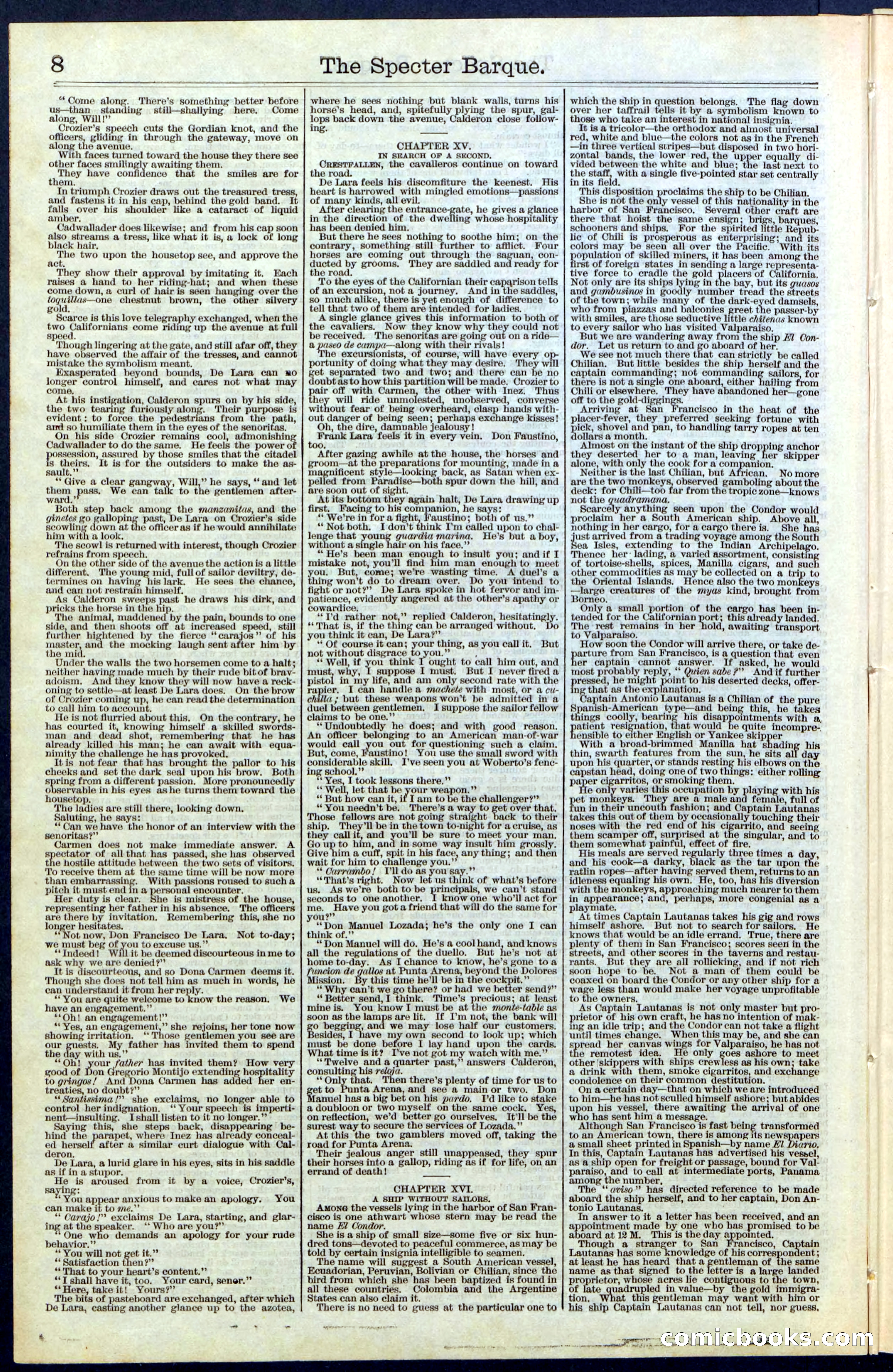 Beadle's New York Dime Library, No. 66 — page 8 of 40