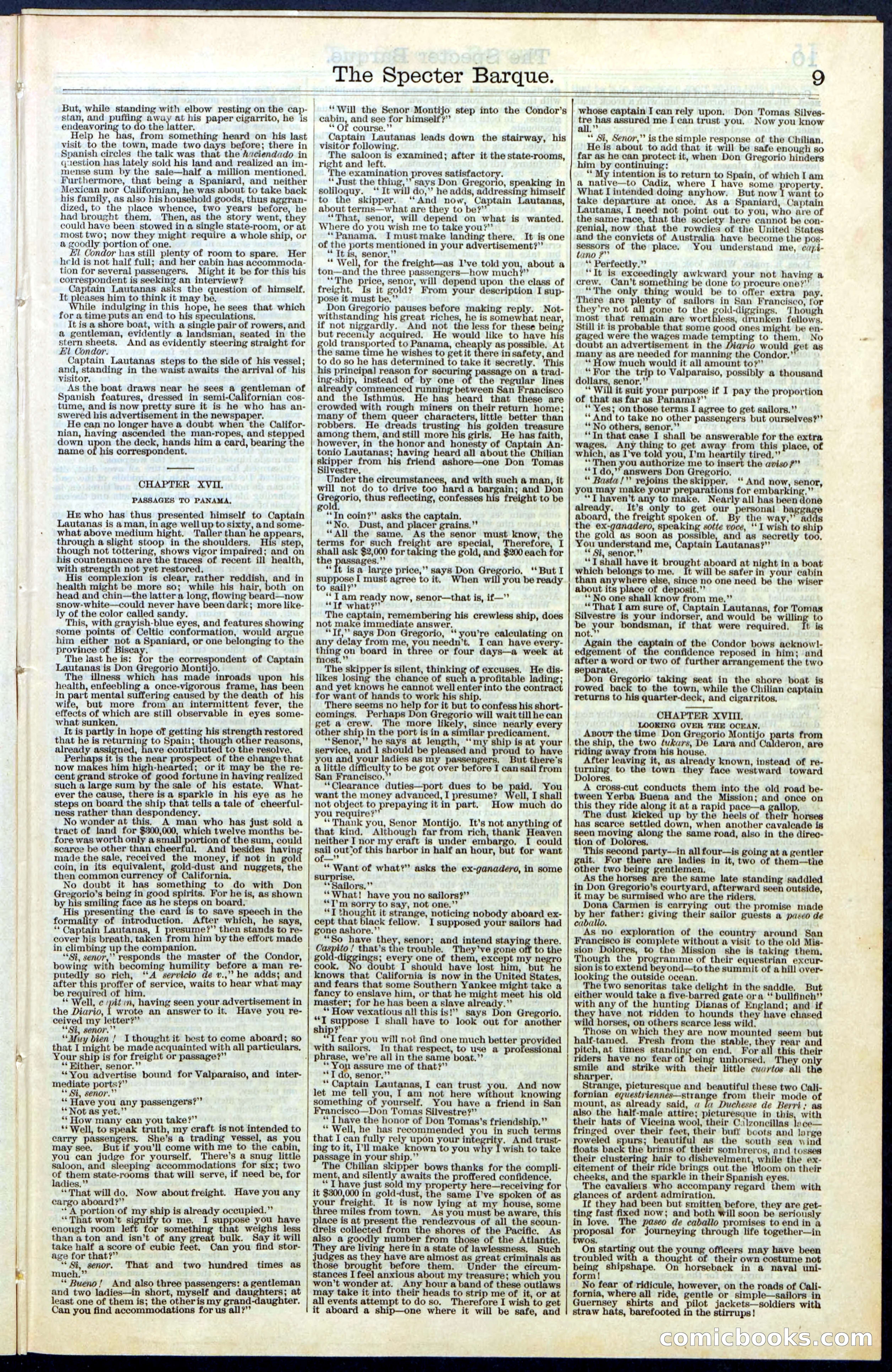 Beadle's New York Dime Library, No. 66 — page 9 of 40