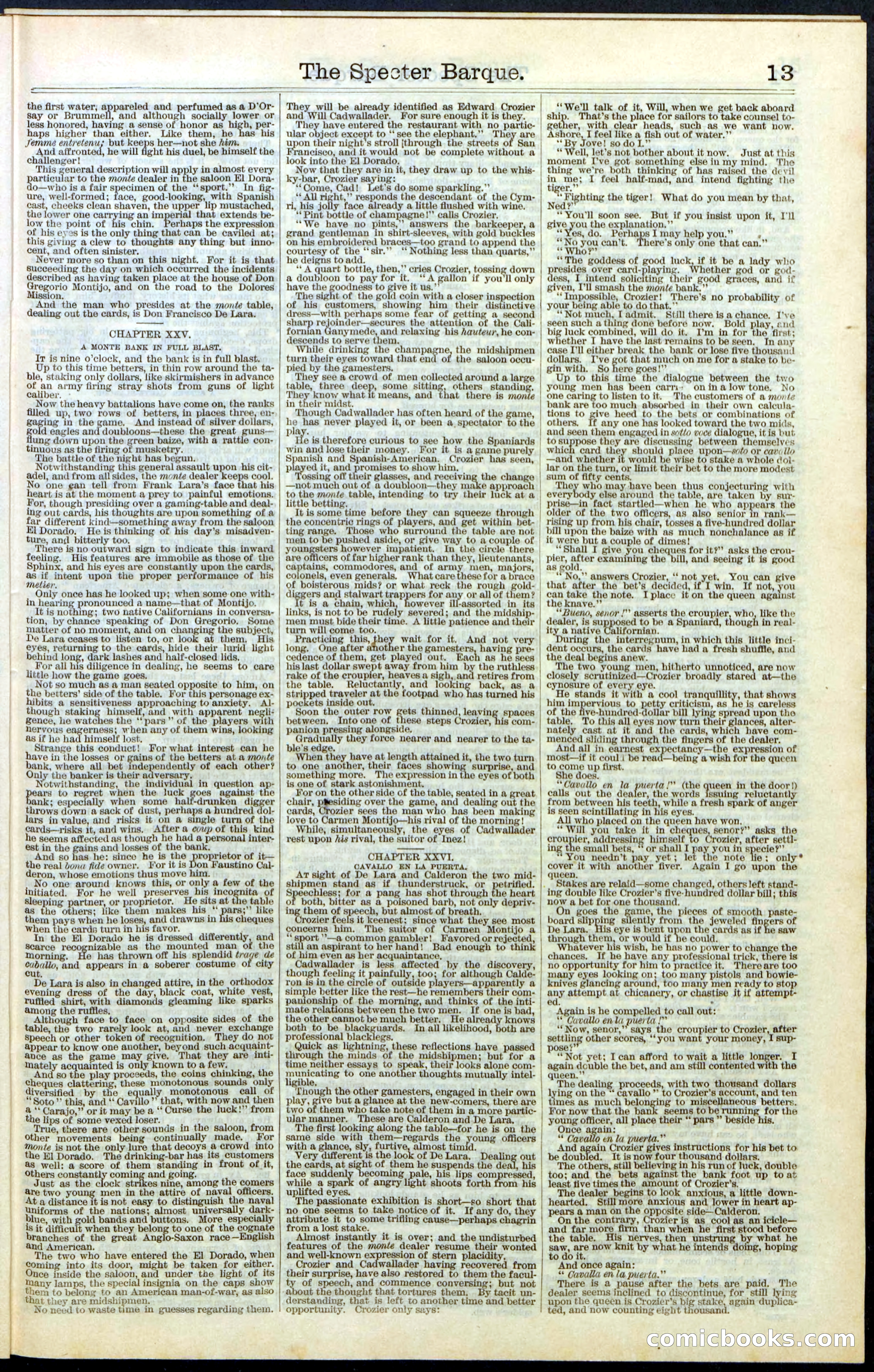 Beadle's New York Dime Library, No. 66 — page 13 of 40