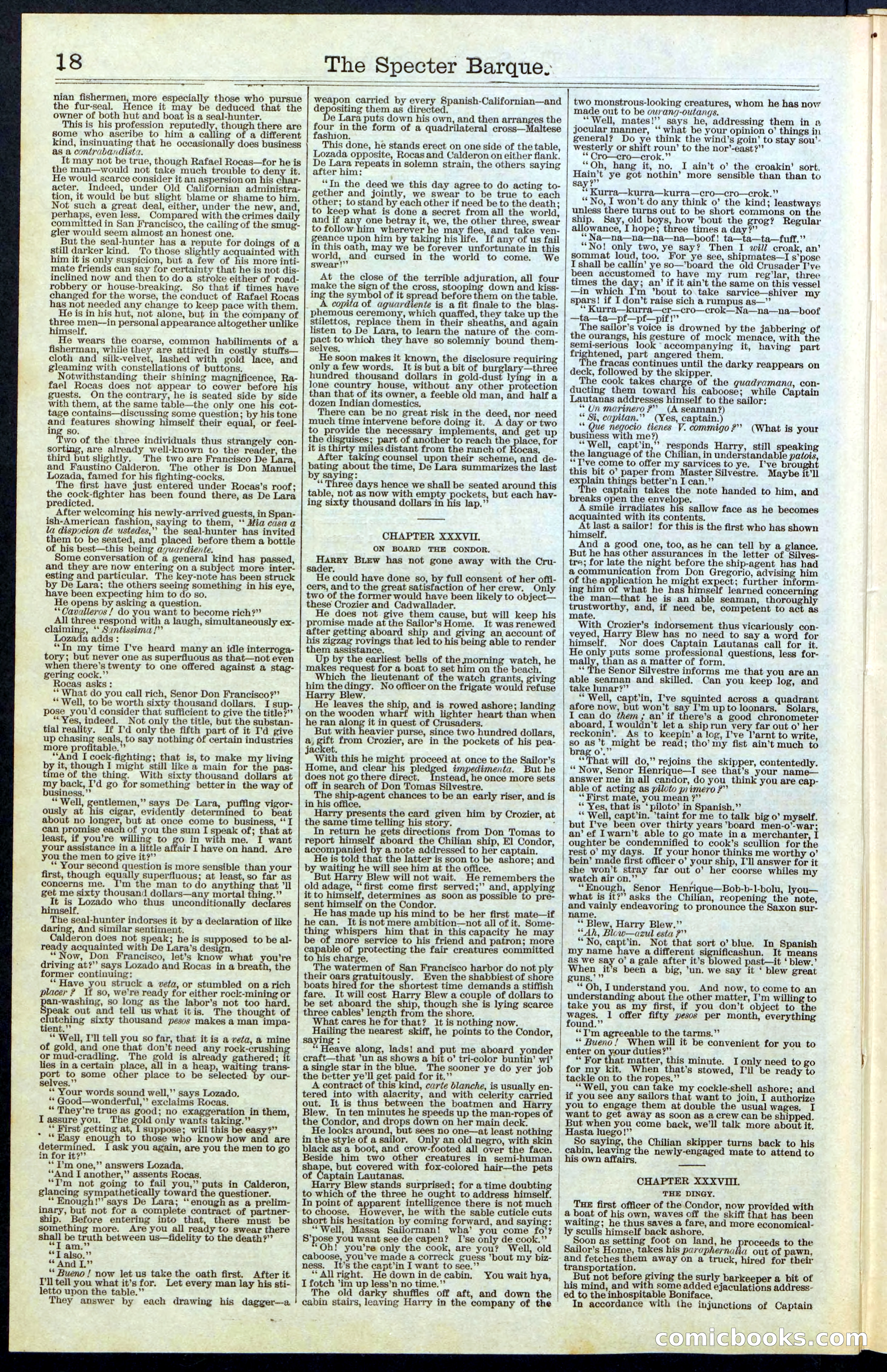 Beadle's New York Dime Library, No. 66 — page 18 of 40