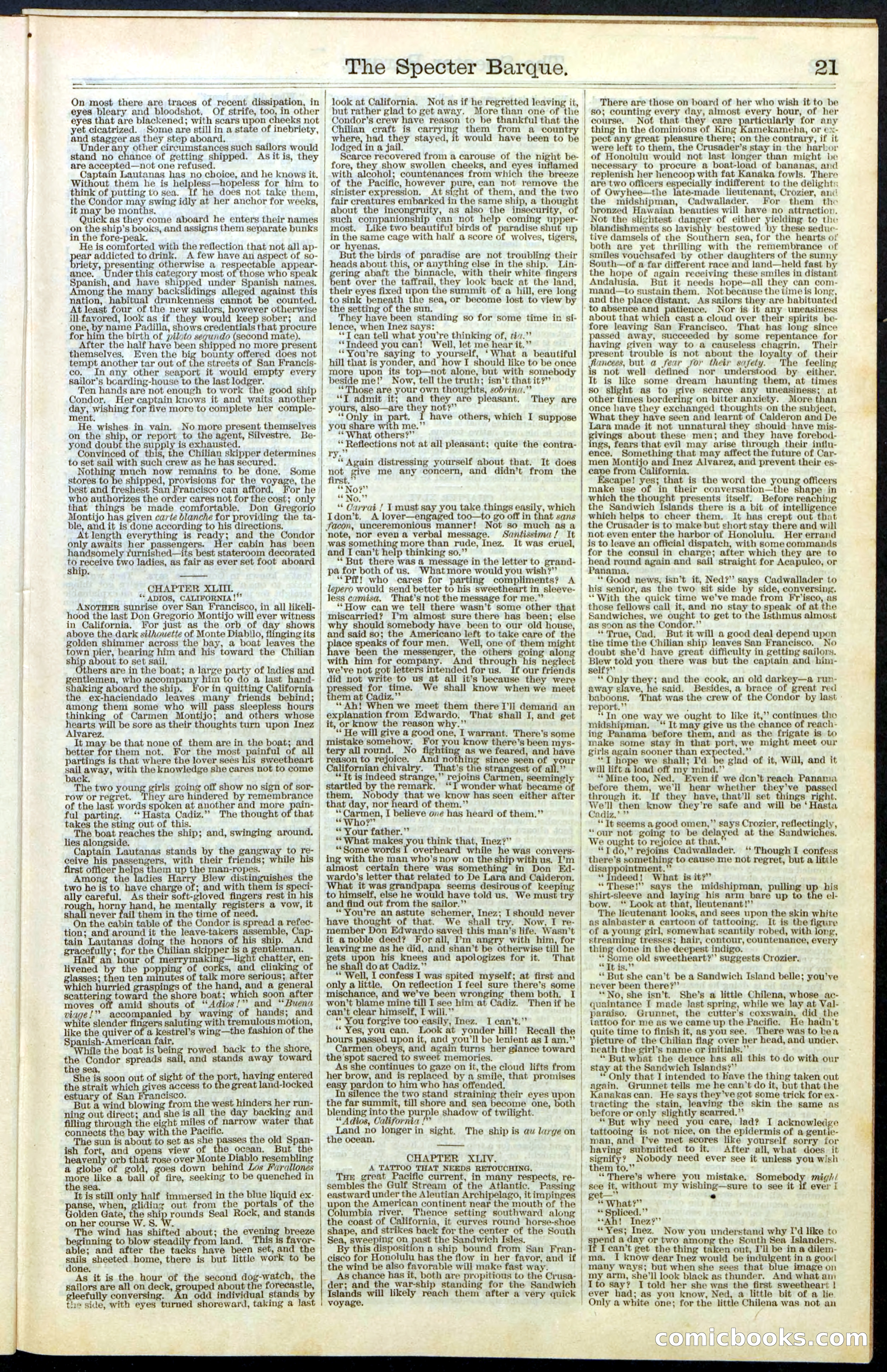 Beadle's New York Dime Library, No. 66 — page 21 of 40