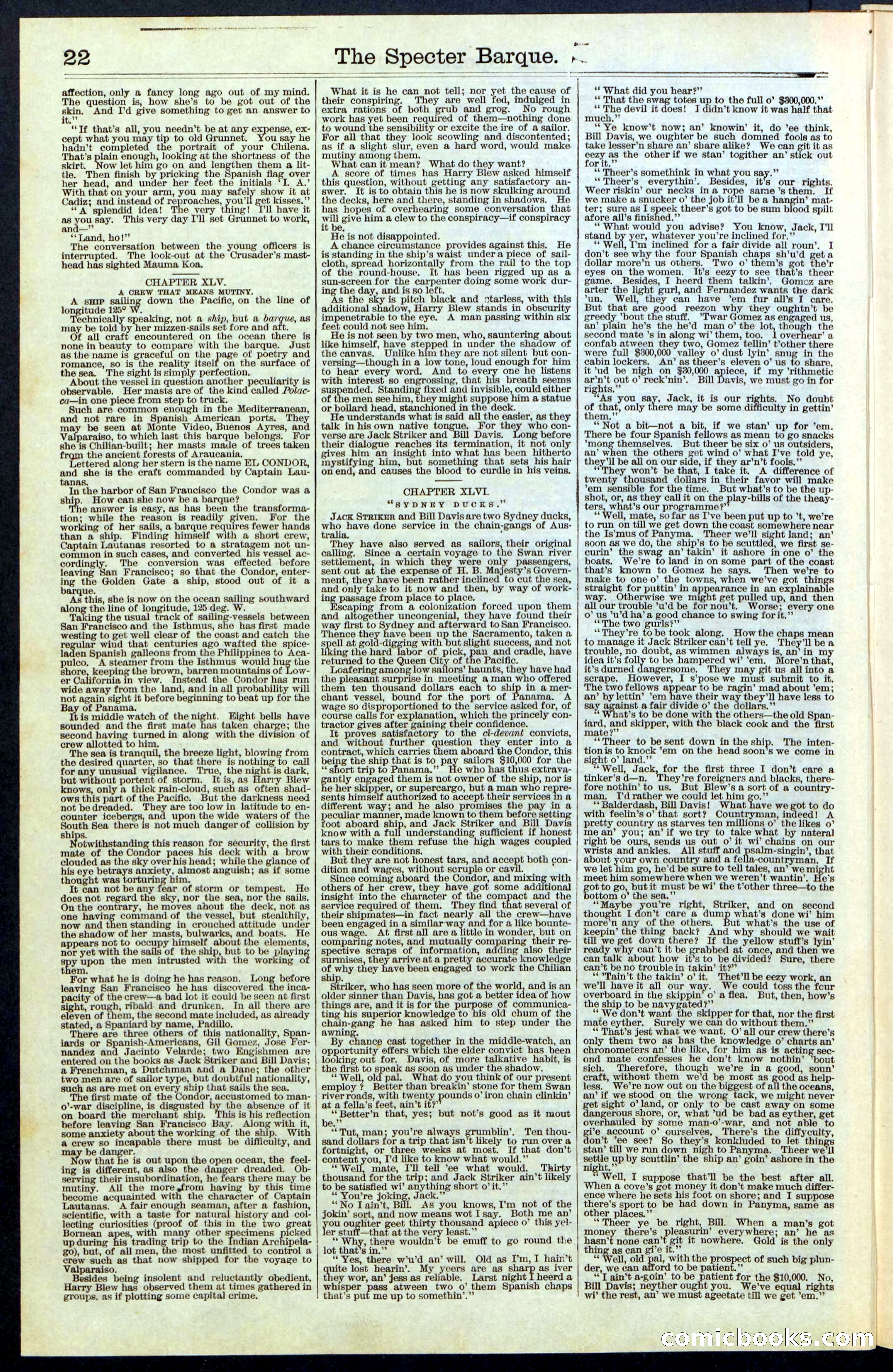 Beadle's New York Dime Library, No. 66 — page 22 of 40
