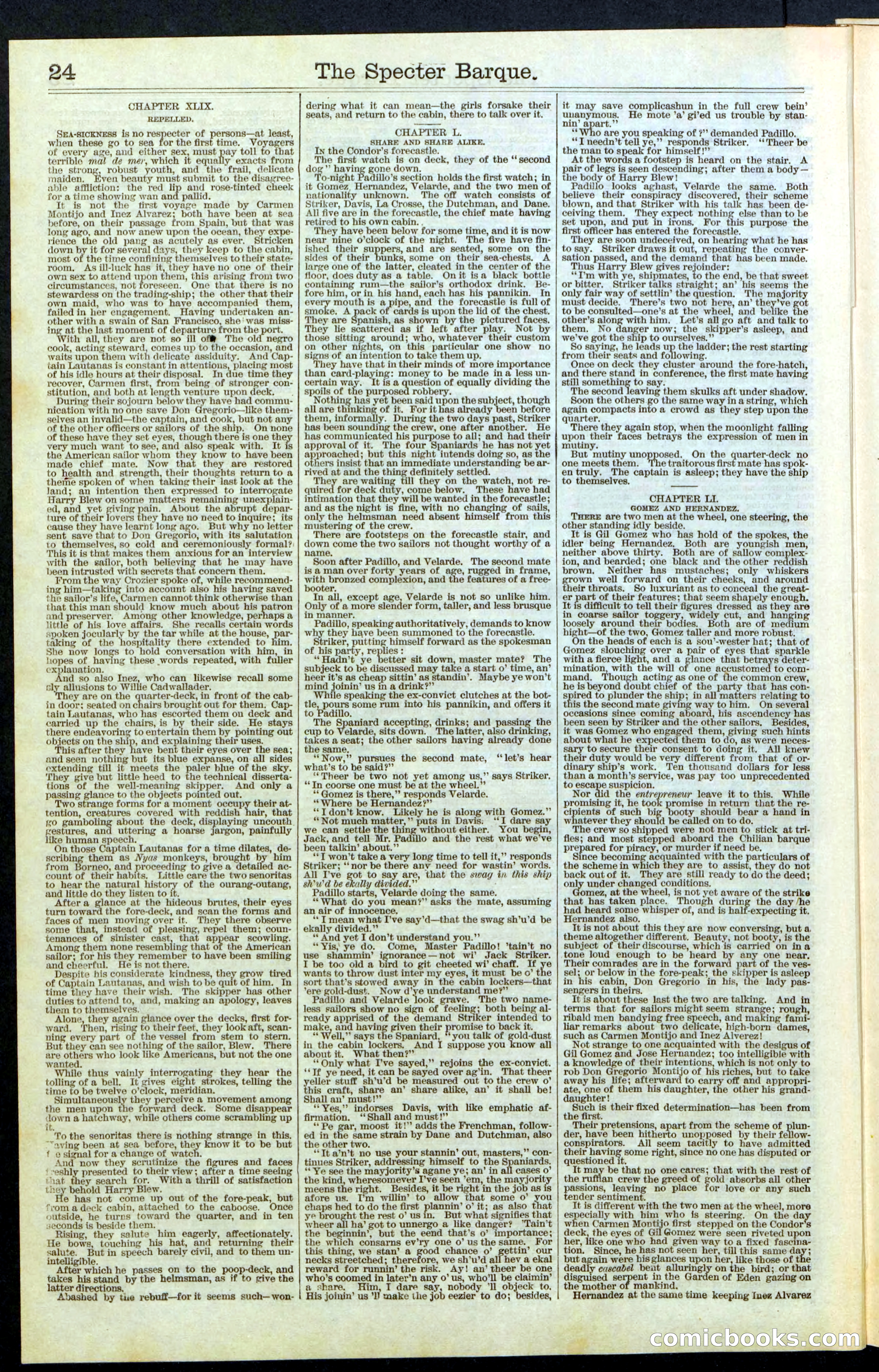 Beadle's New York Dime Library, No. 66 — page 24 of 40