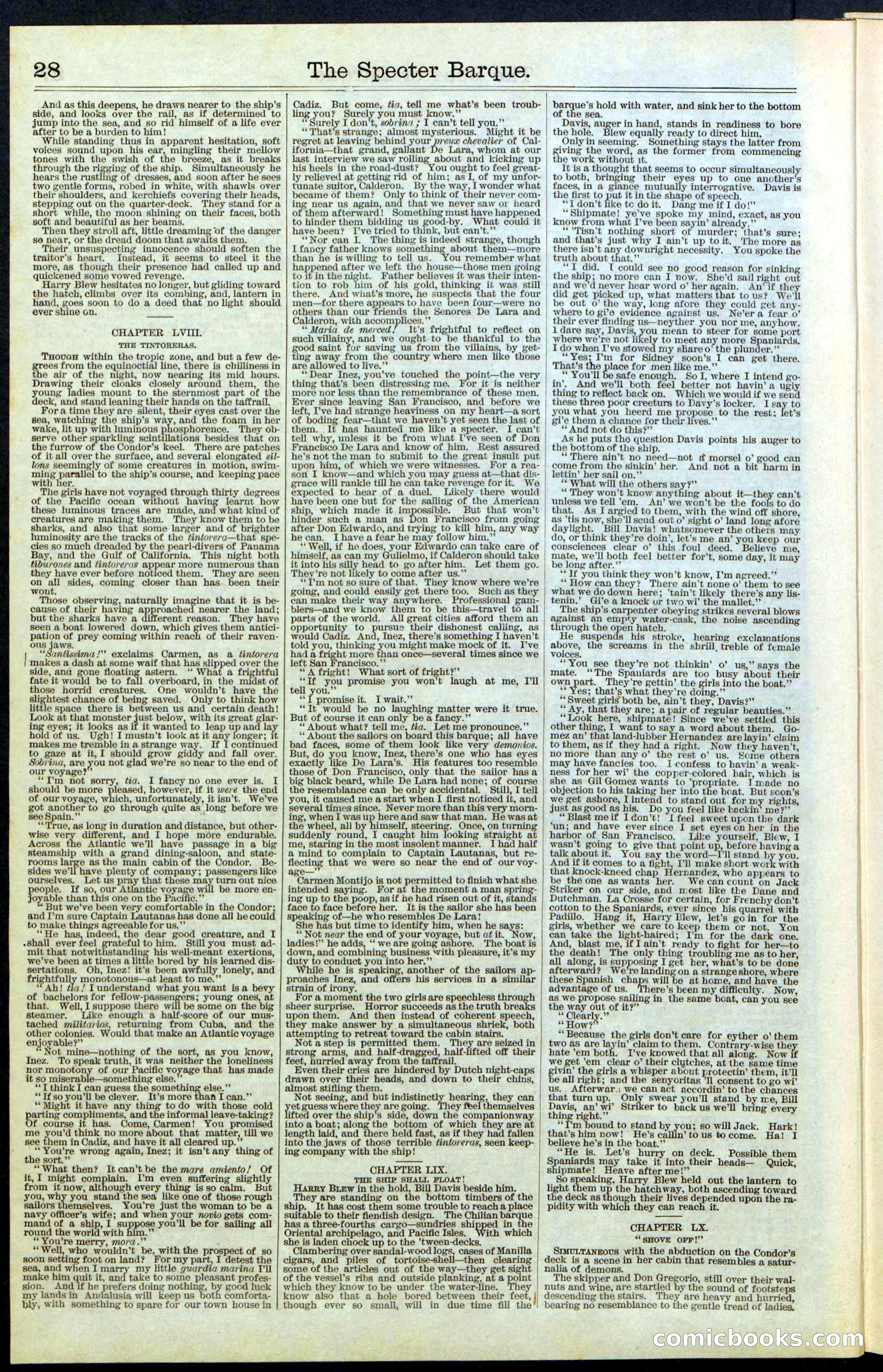 Beadle's New York Dime Library, No. 66 — page 28 of 40