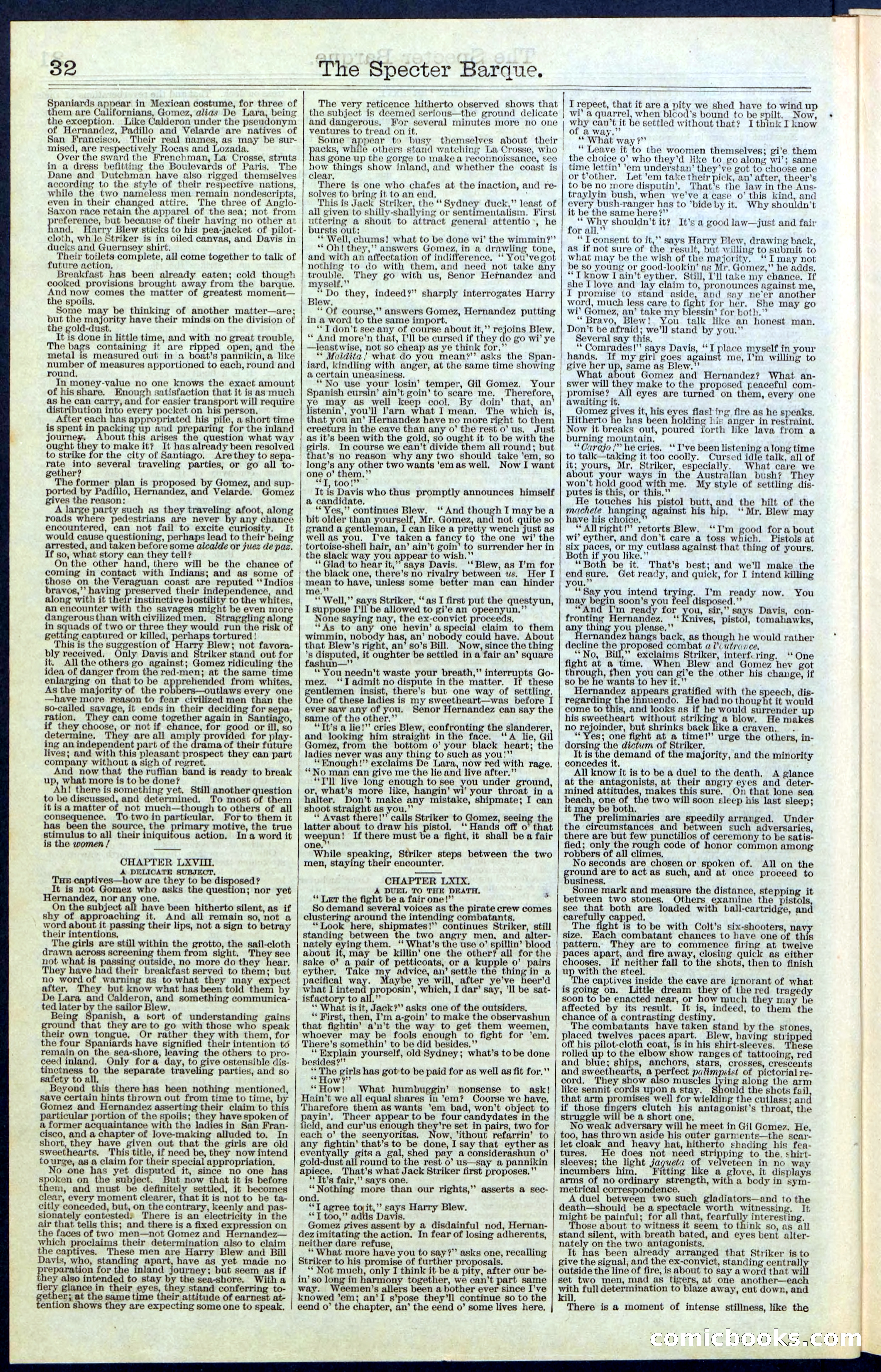 Beadle's New York Dime Library, No. 66 — page 32 of 40