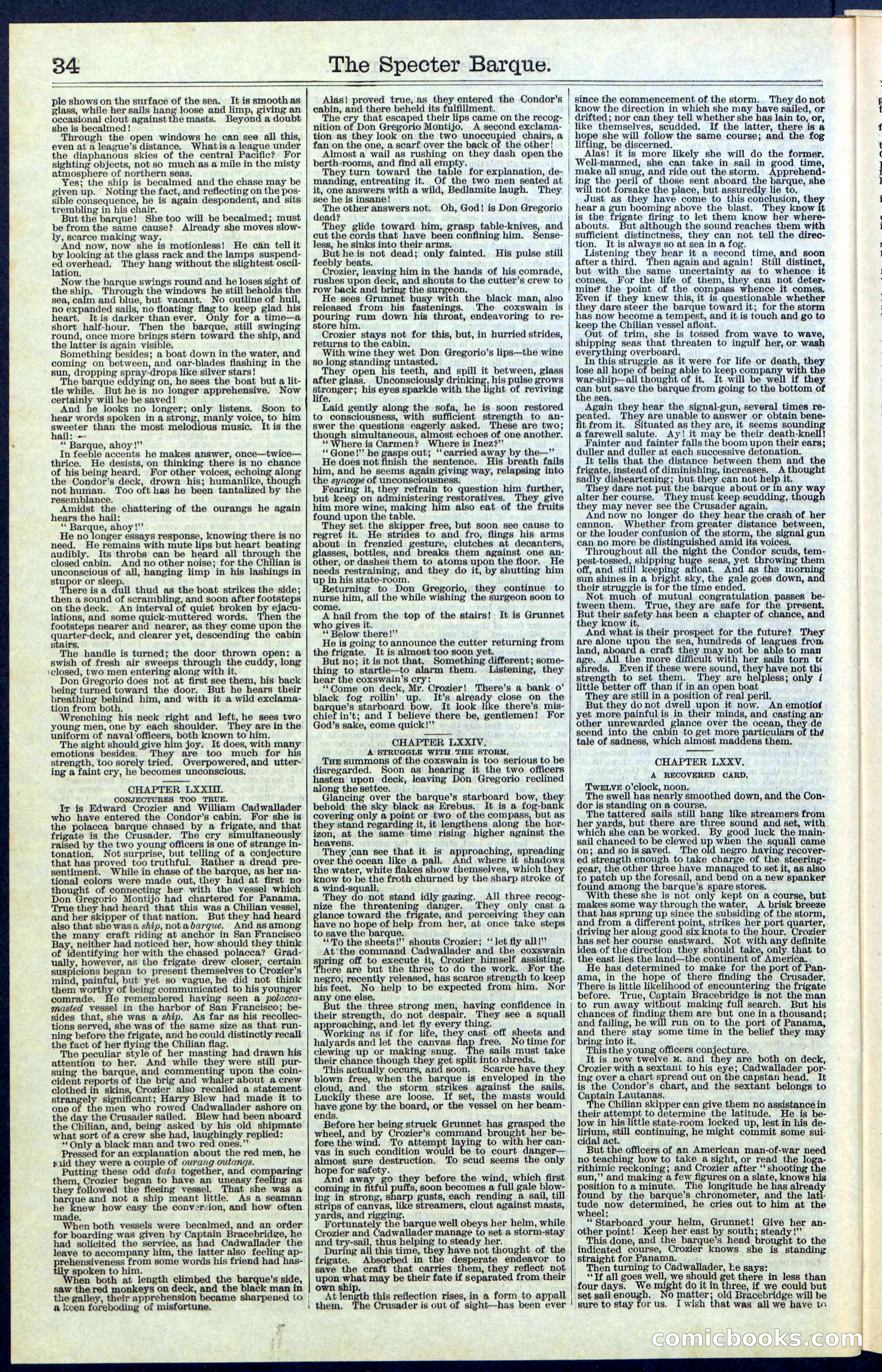 Beadle's New York Dime Library, No. 66 — page 34 of 40