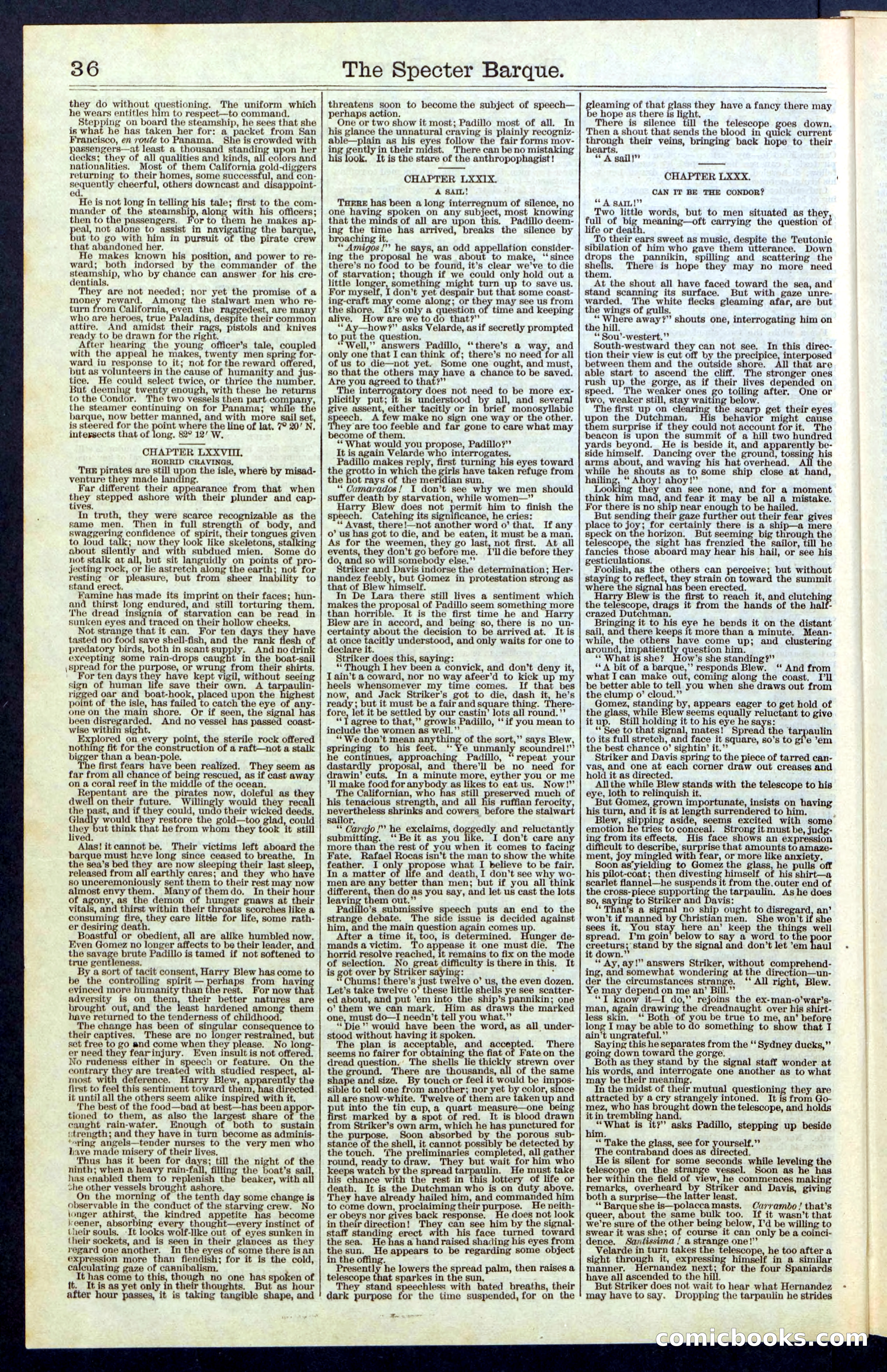 Beadle's New York Dime Library, No. 66 — page 36 of 40
