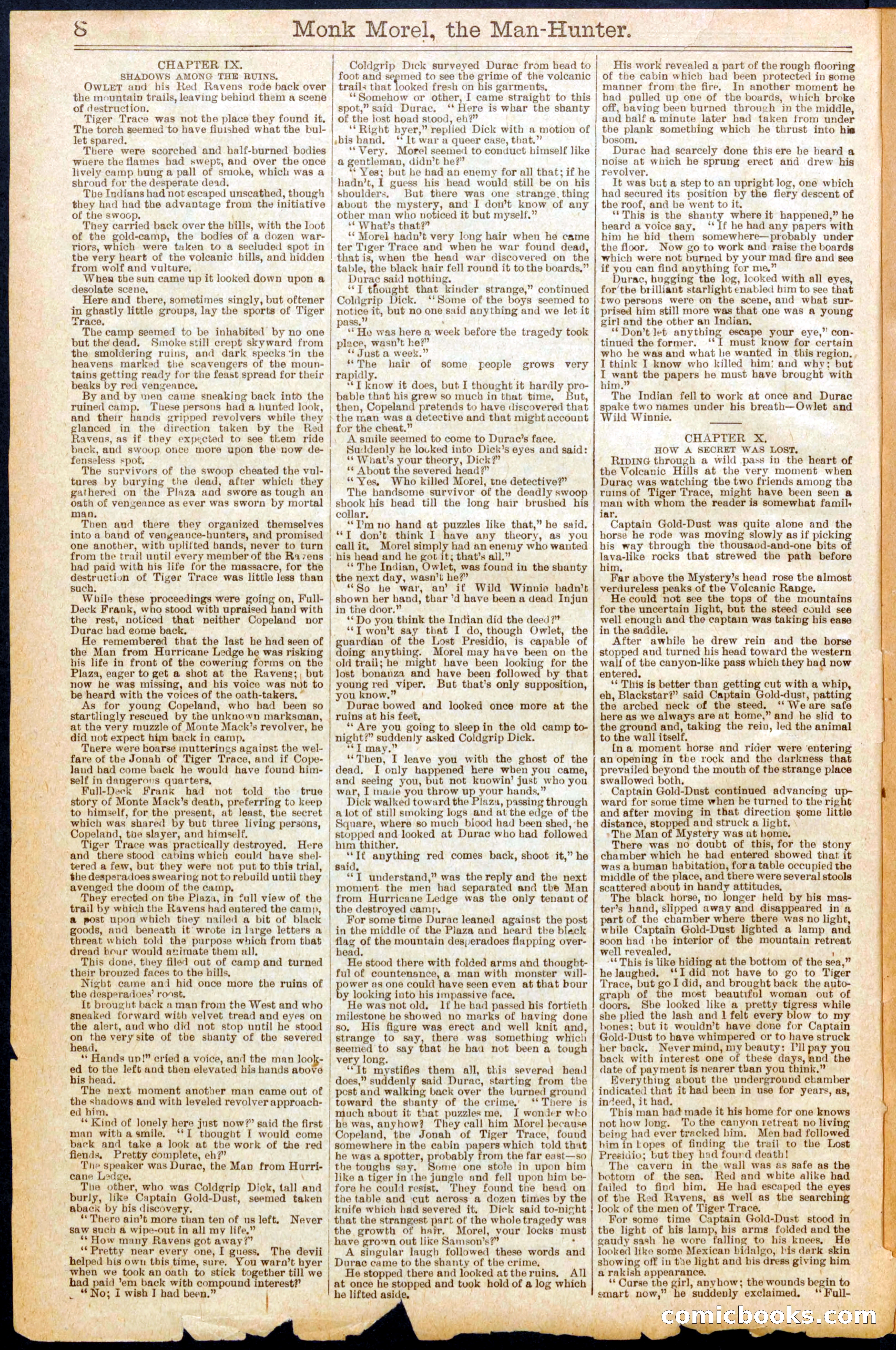 Beadle's New York Dime Library No. 664 — page 8 of 32