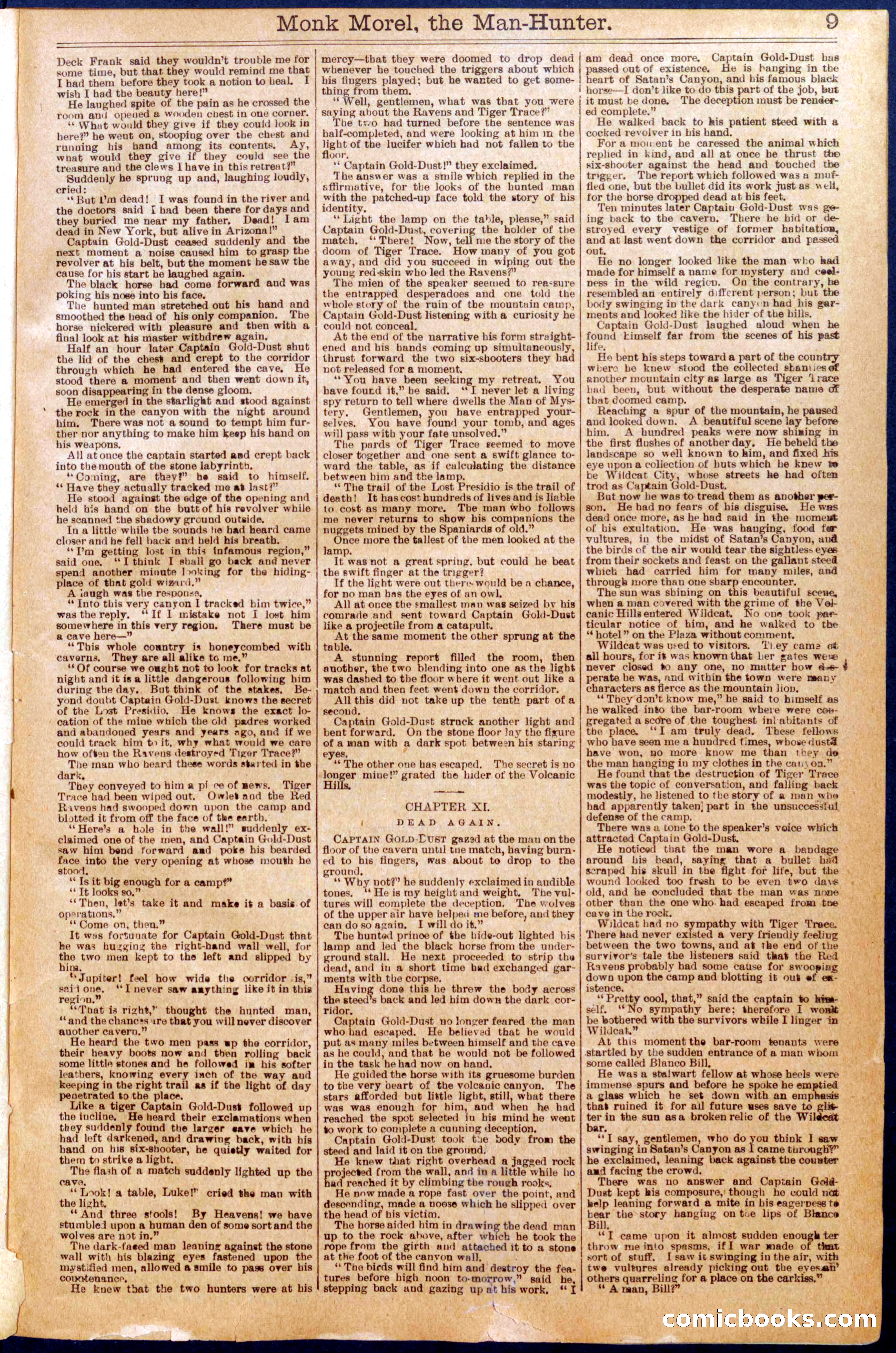 Beadle's New York Dime Library No. 664 — page 9 of 32