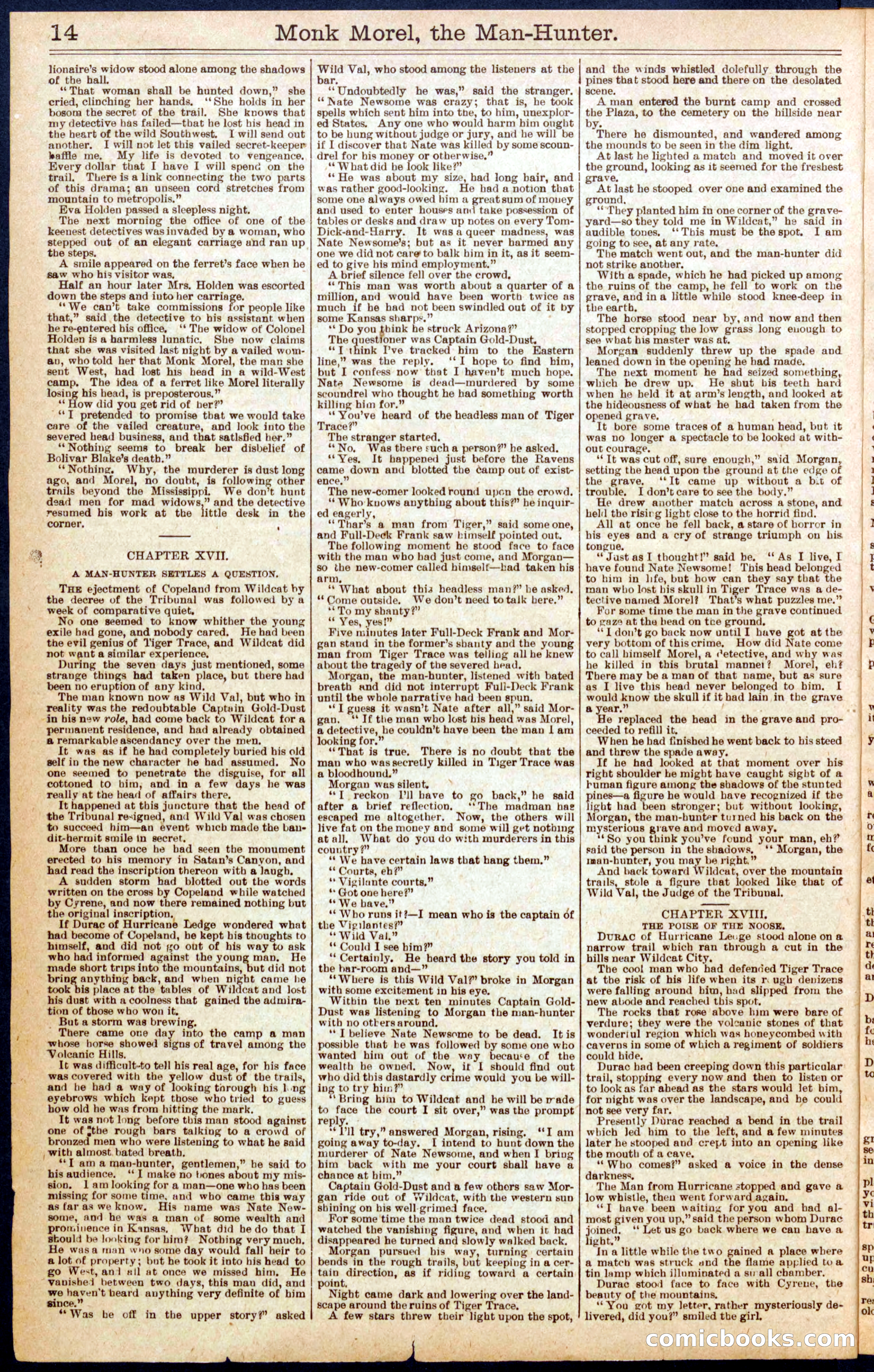 Beadle's New York Dime Library No. 664 — page 14 of 32
