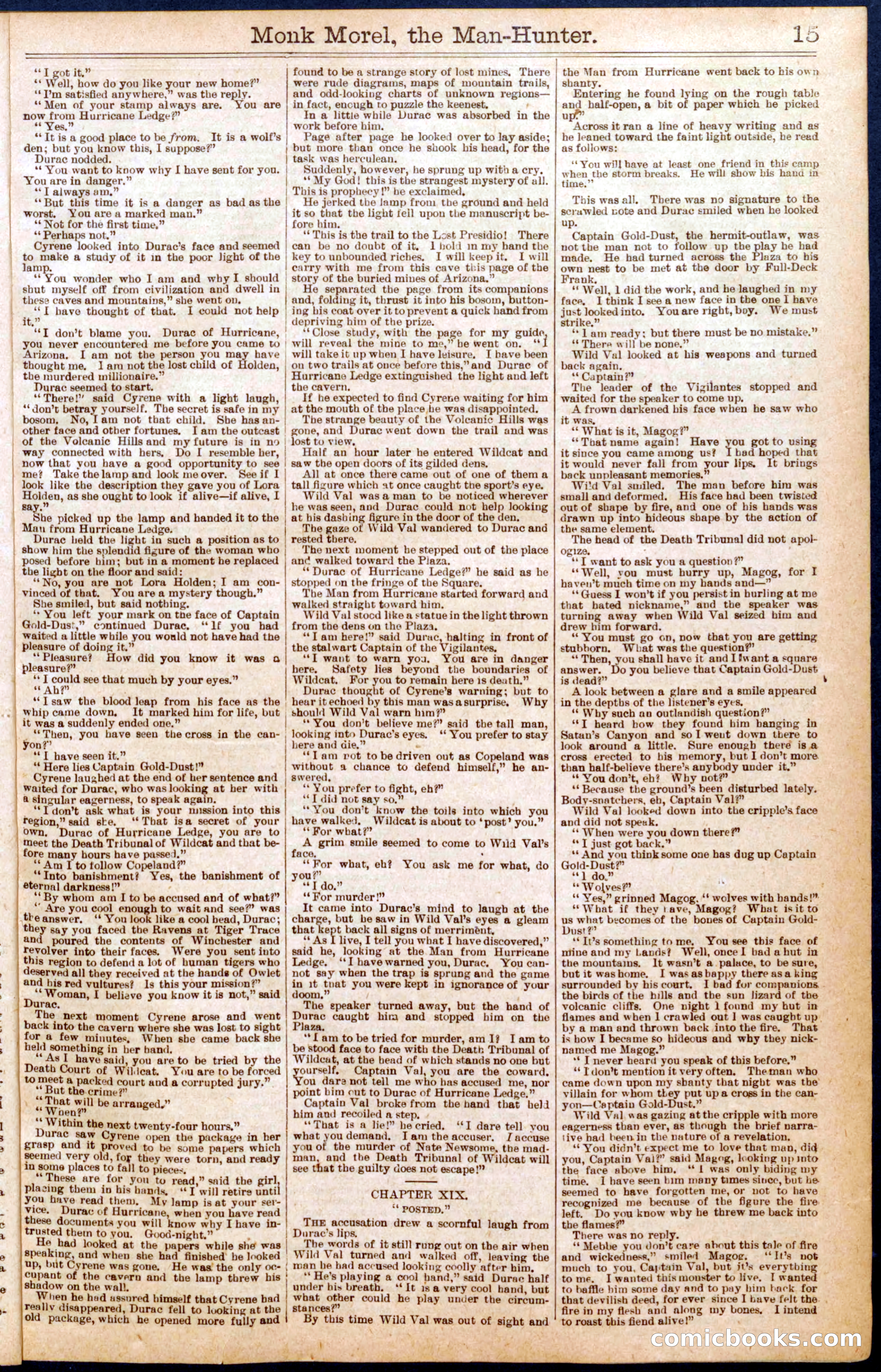 Beadle's New York Dime Library No. 664 — page 15 of 32