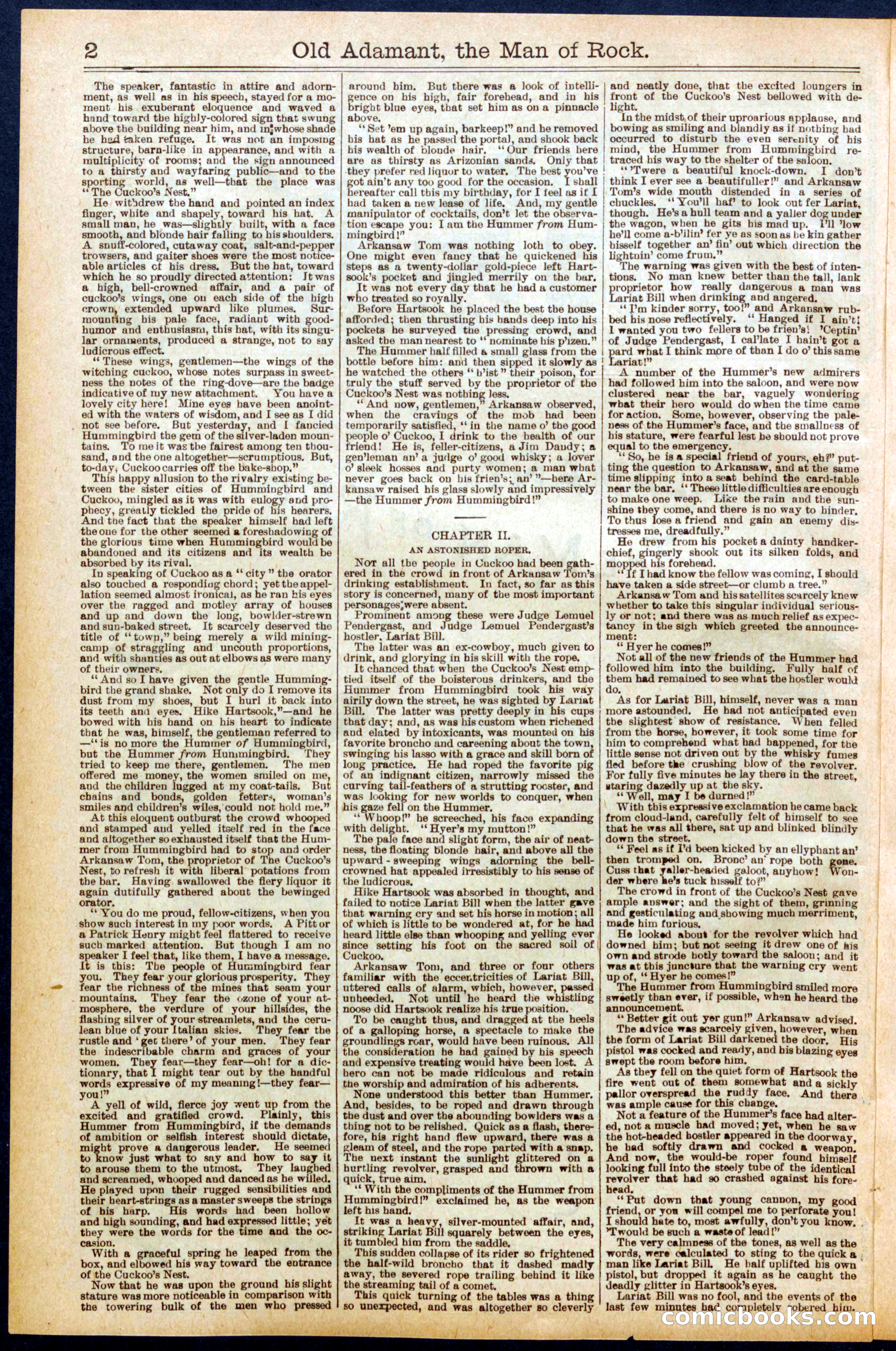 Beadle's Dime Library No. 666 — page 2 of 32