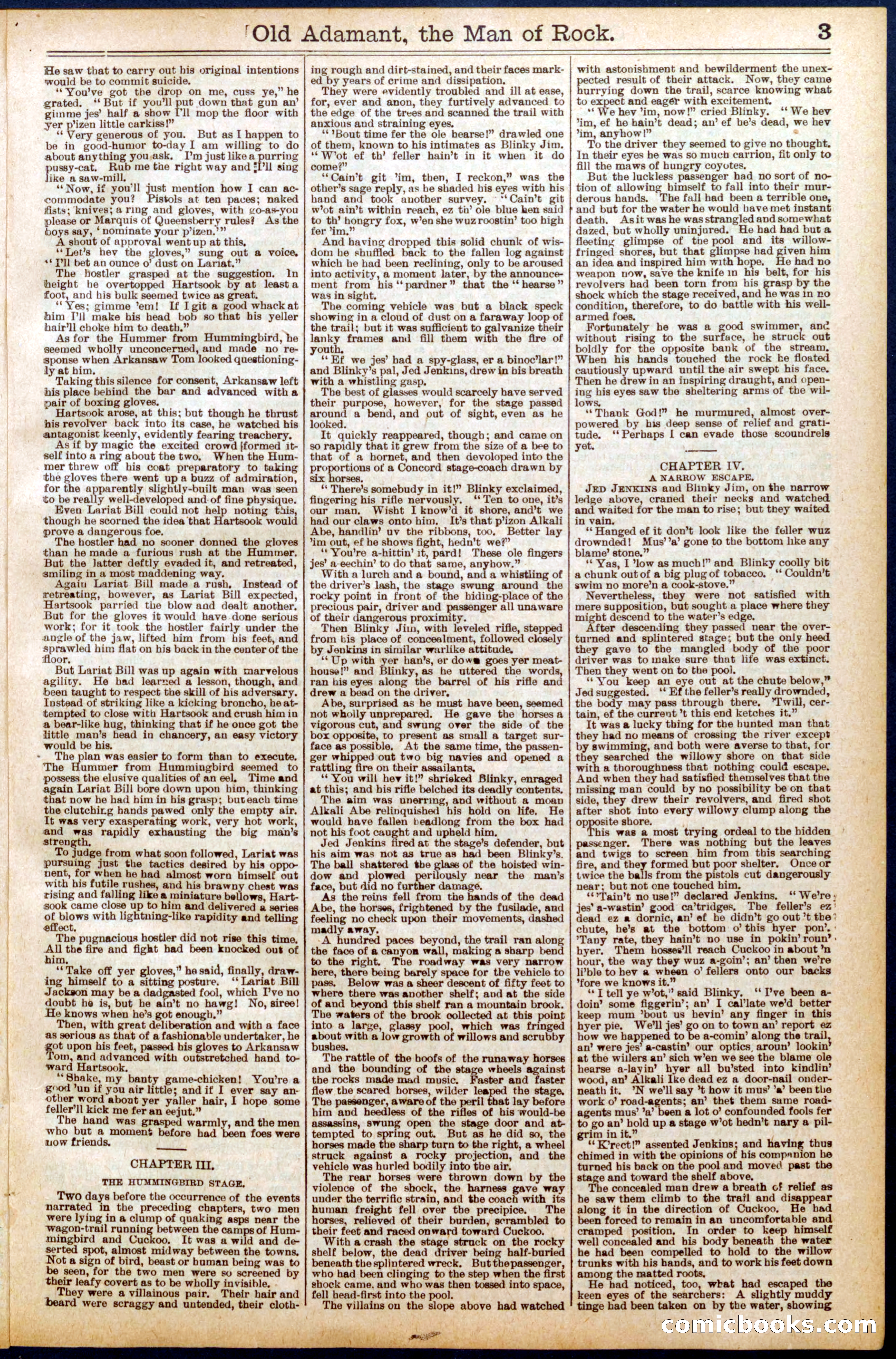 Beadle's Dime Library No. 666 — page 3 of 32