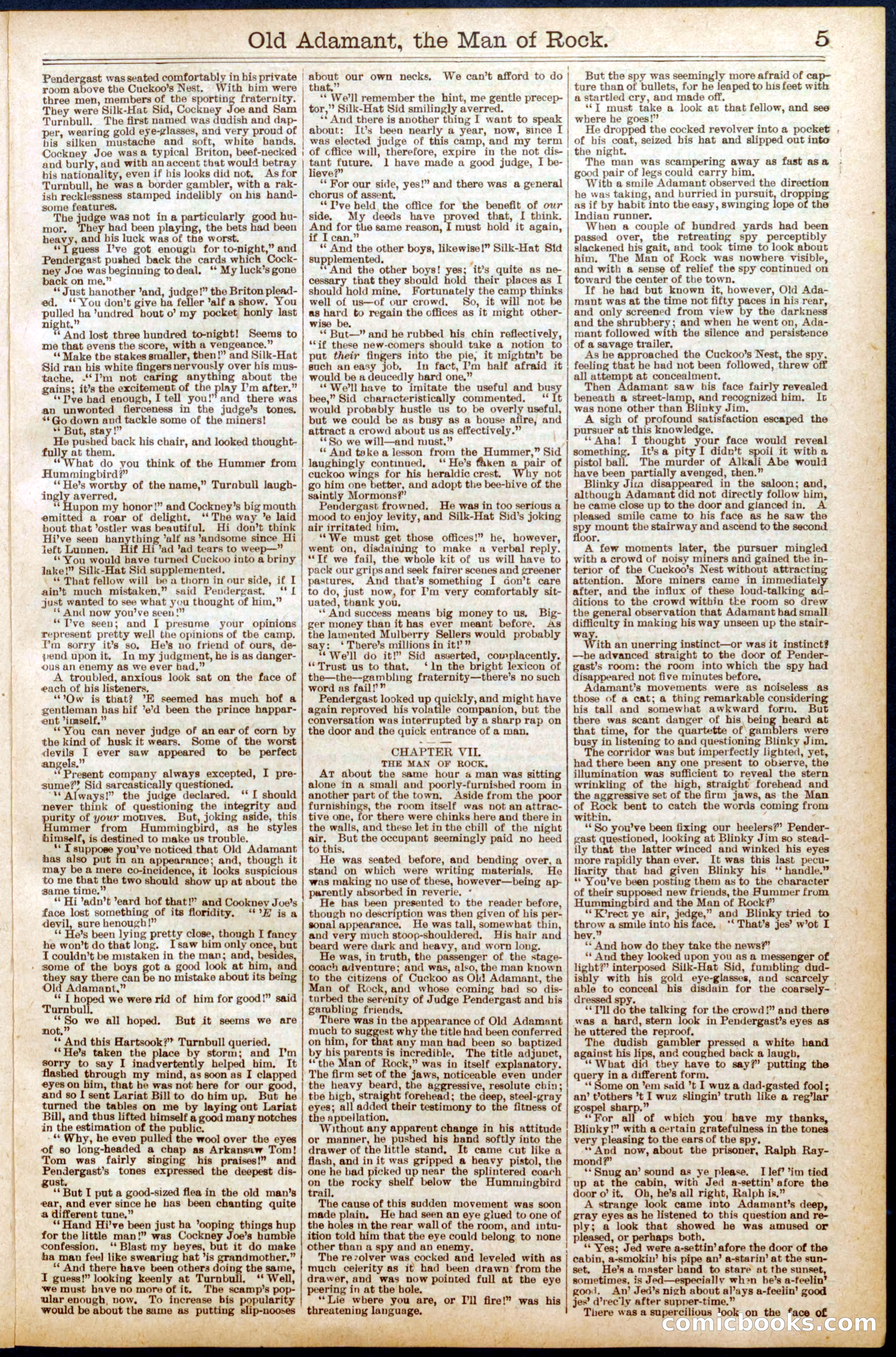 Beadle's Dime Library No. 666 — page 5 of 32