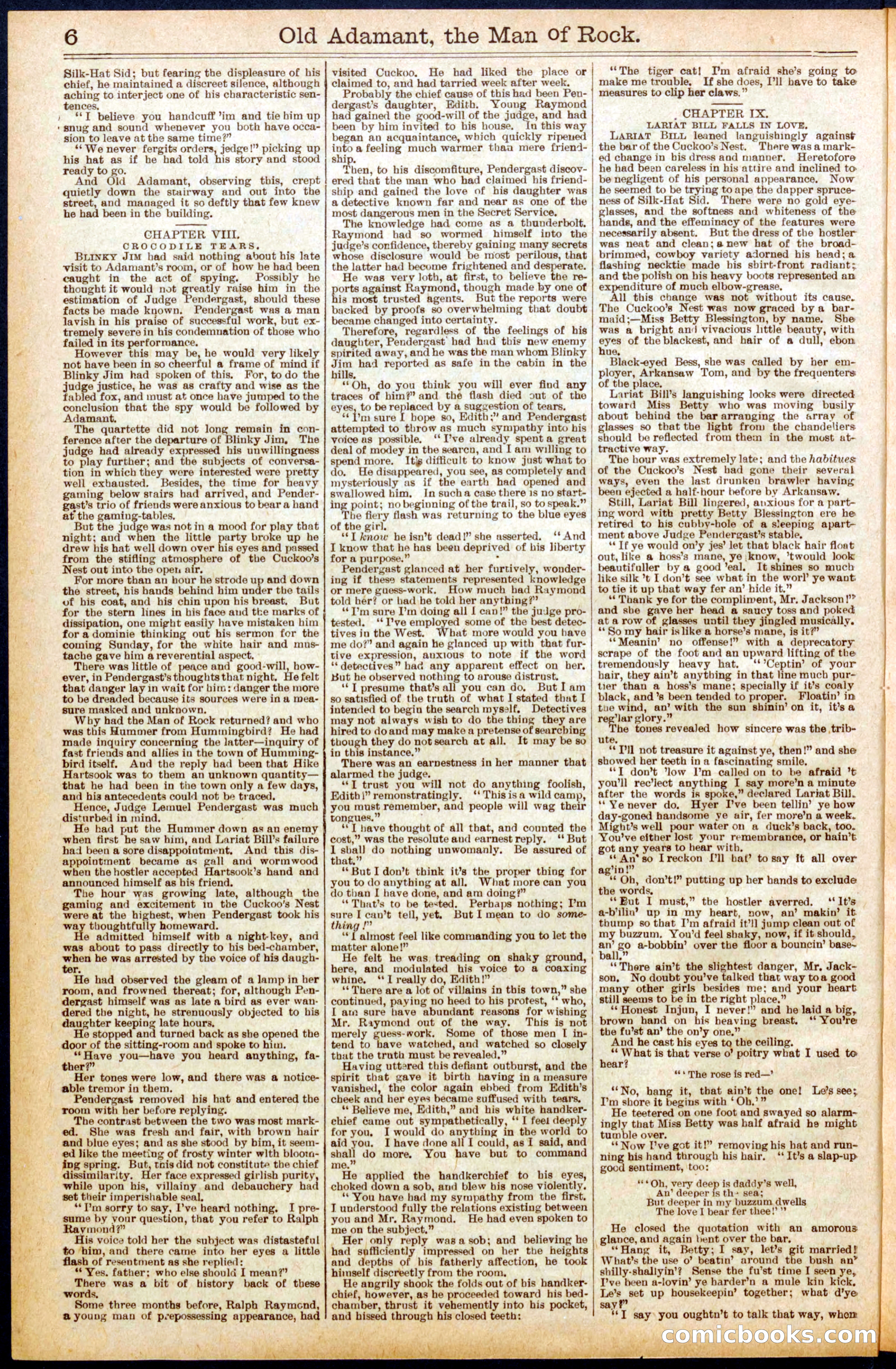Beadle's Dime Library No. 666 — page 6 of 32