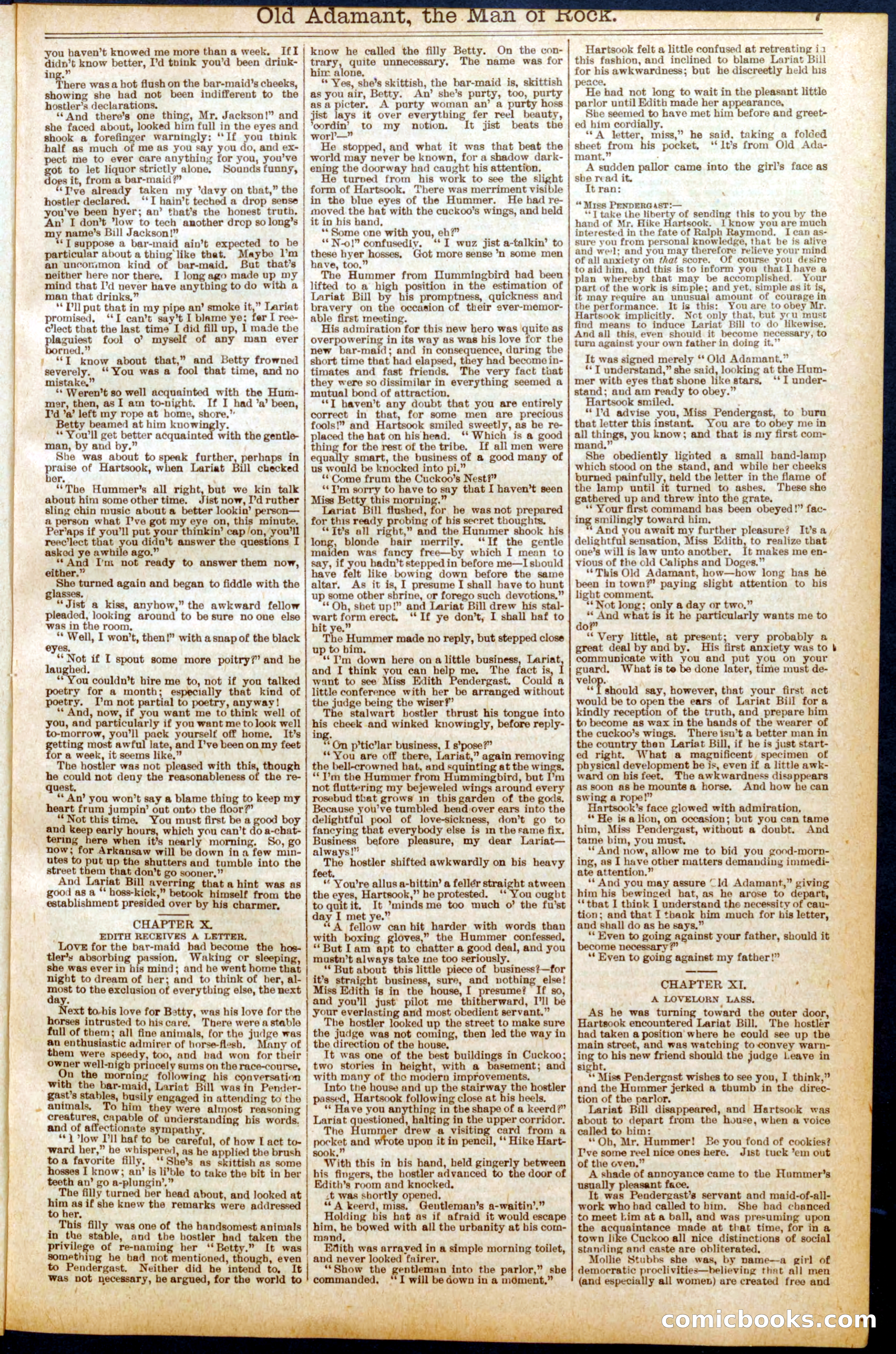 Beadle's Dime Library No. 666 — page 7 of 32