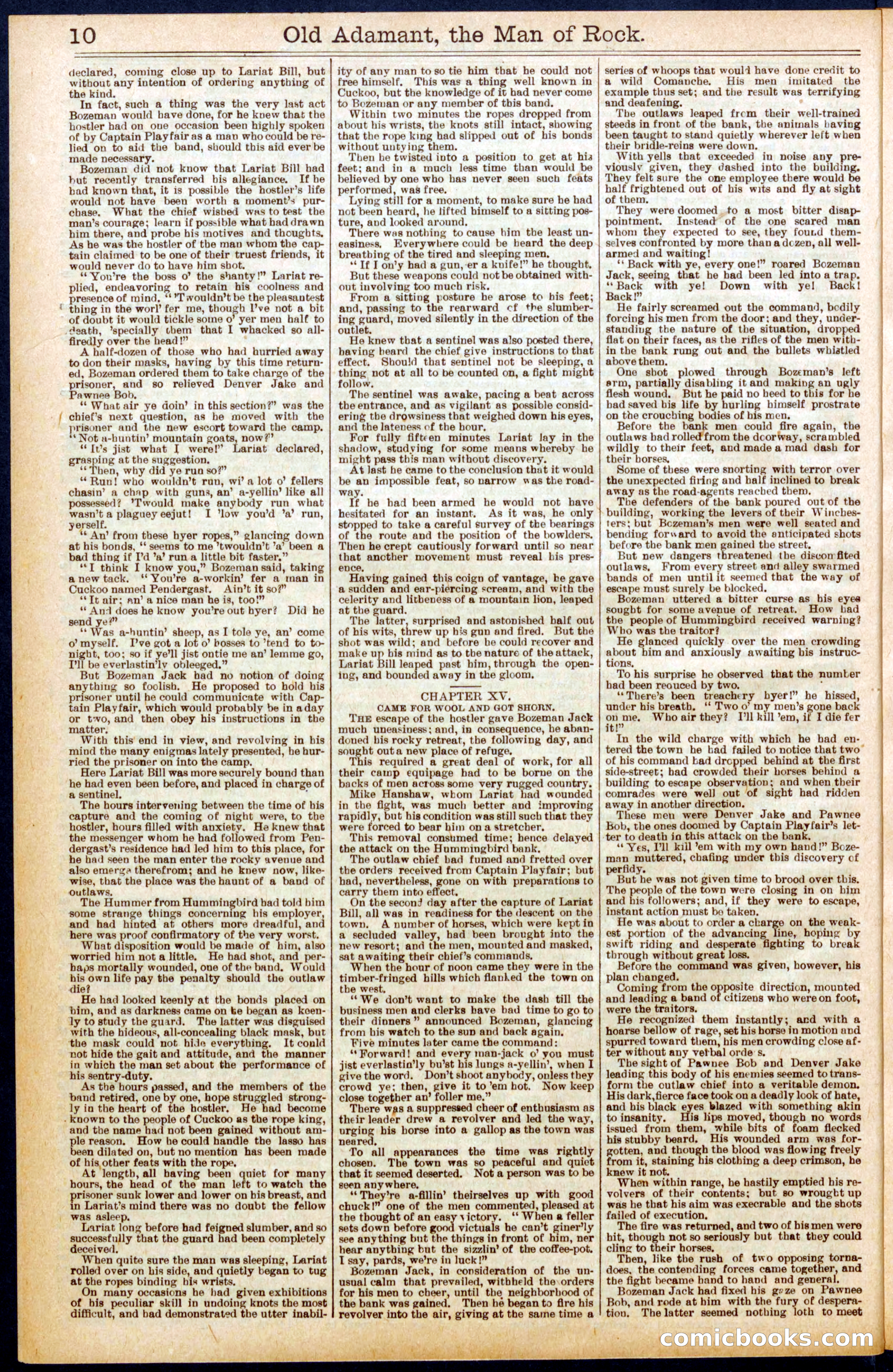 Beadle's Dime Library No. 666 — page 10 of 32
