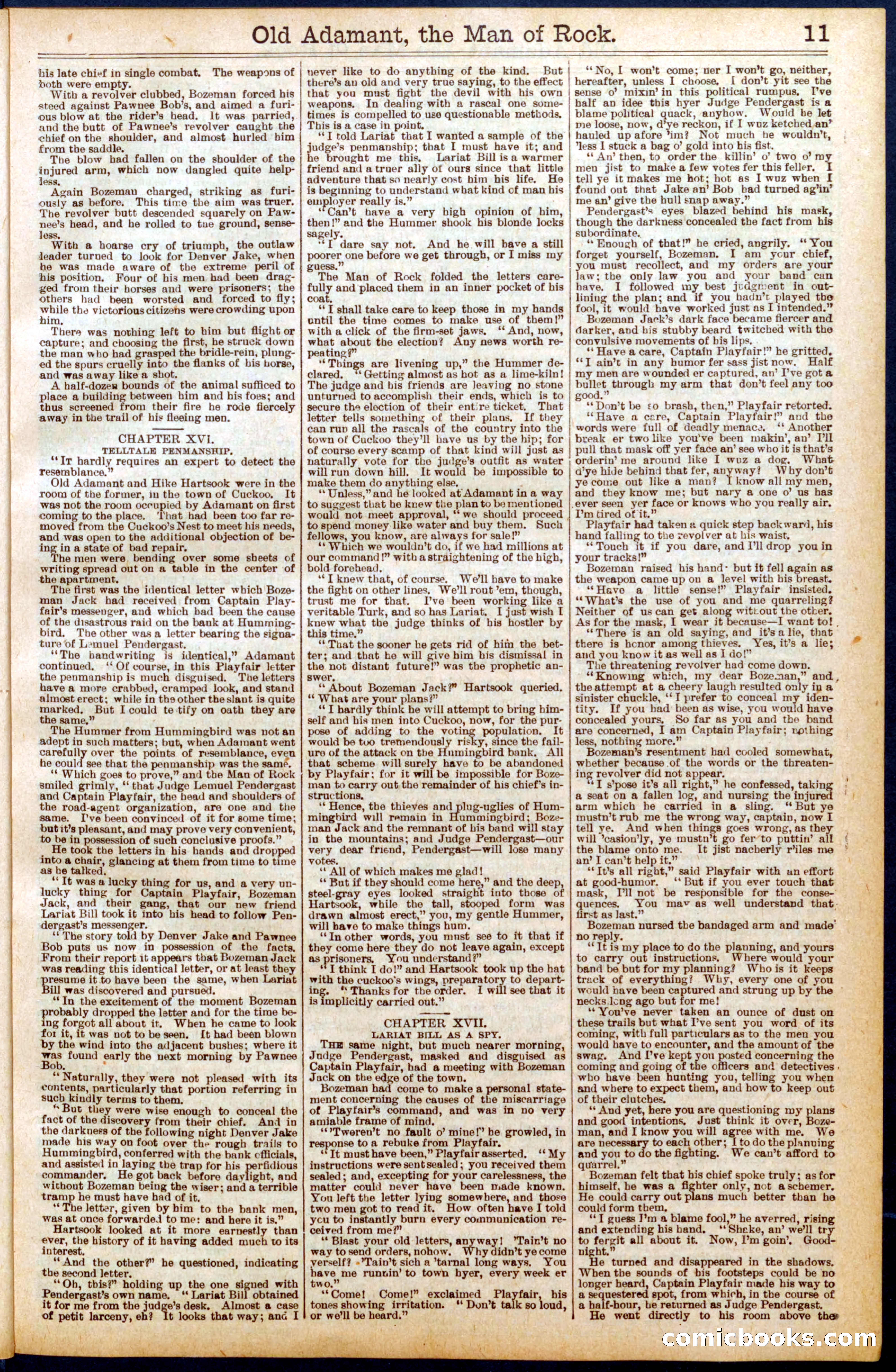 Beadle's Dime Library No. 666 — page 11 of 32
