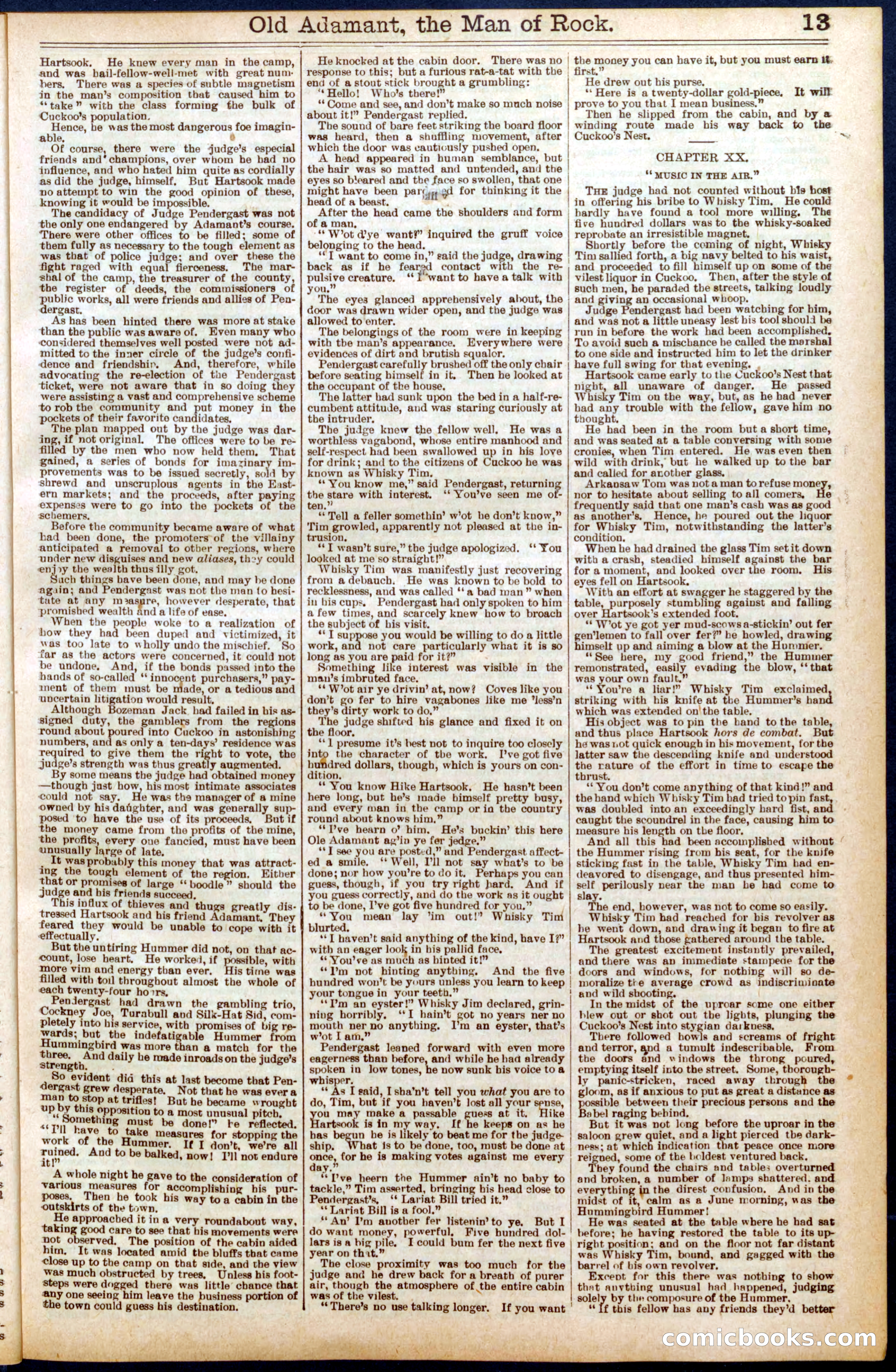 Beadle's Dime Library No. 666 — page 13 of 32