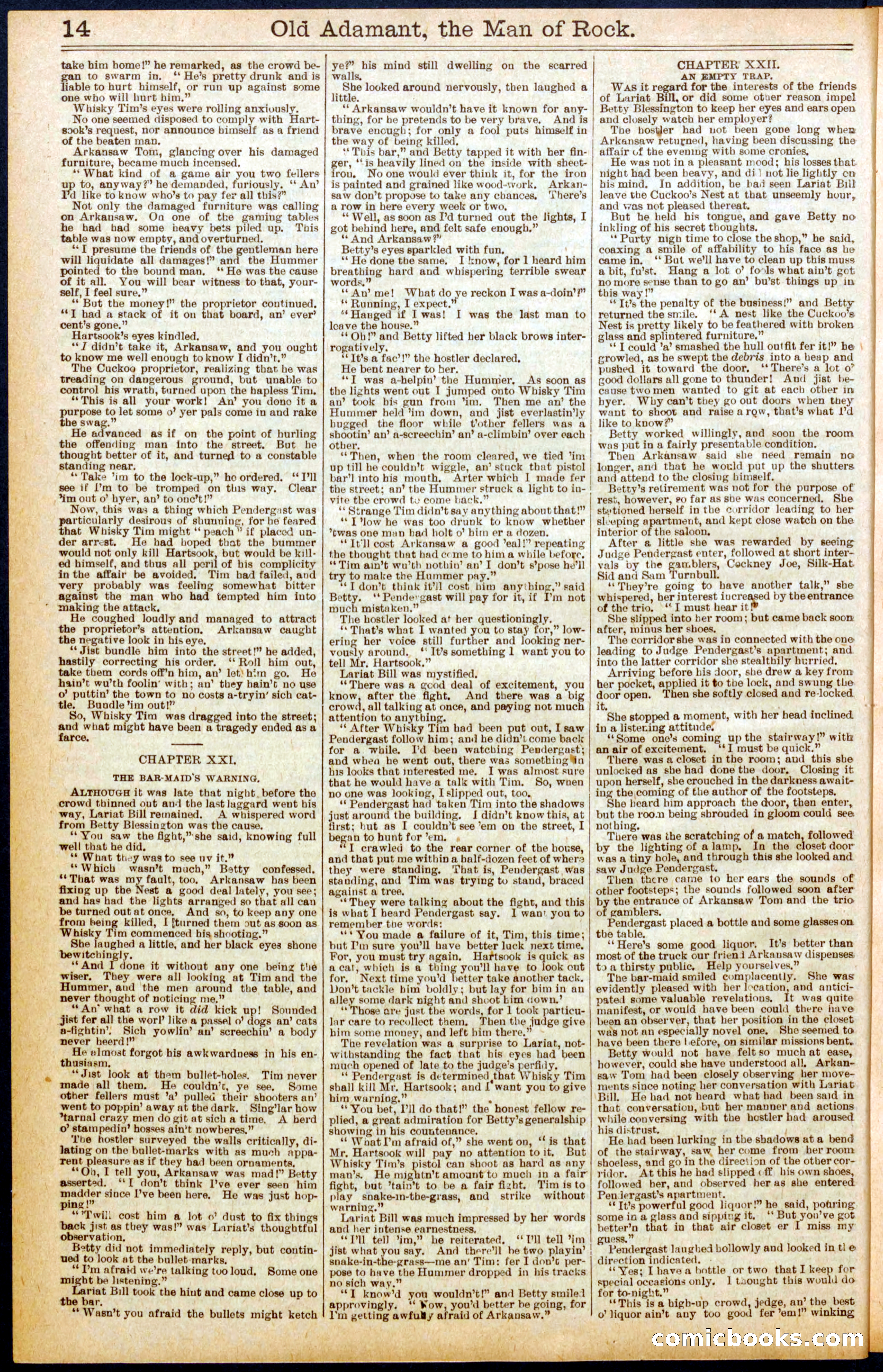 Beadle's Dime Library No. 666 — page 14 of 32